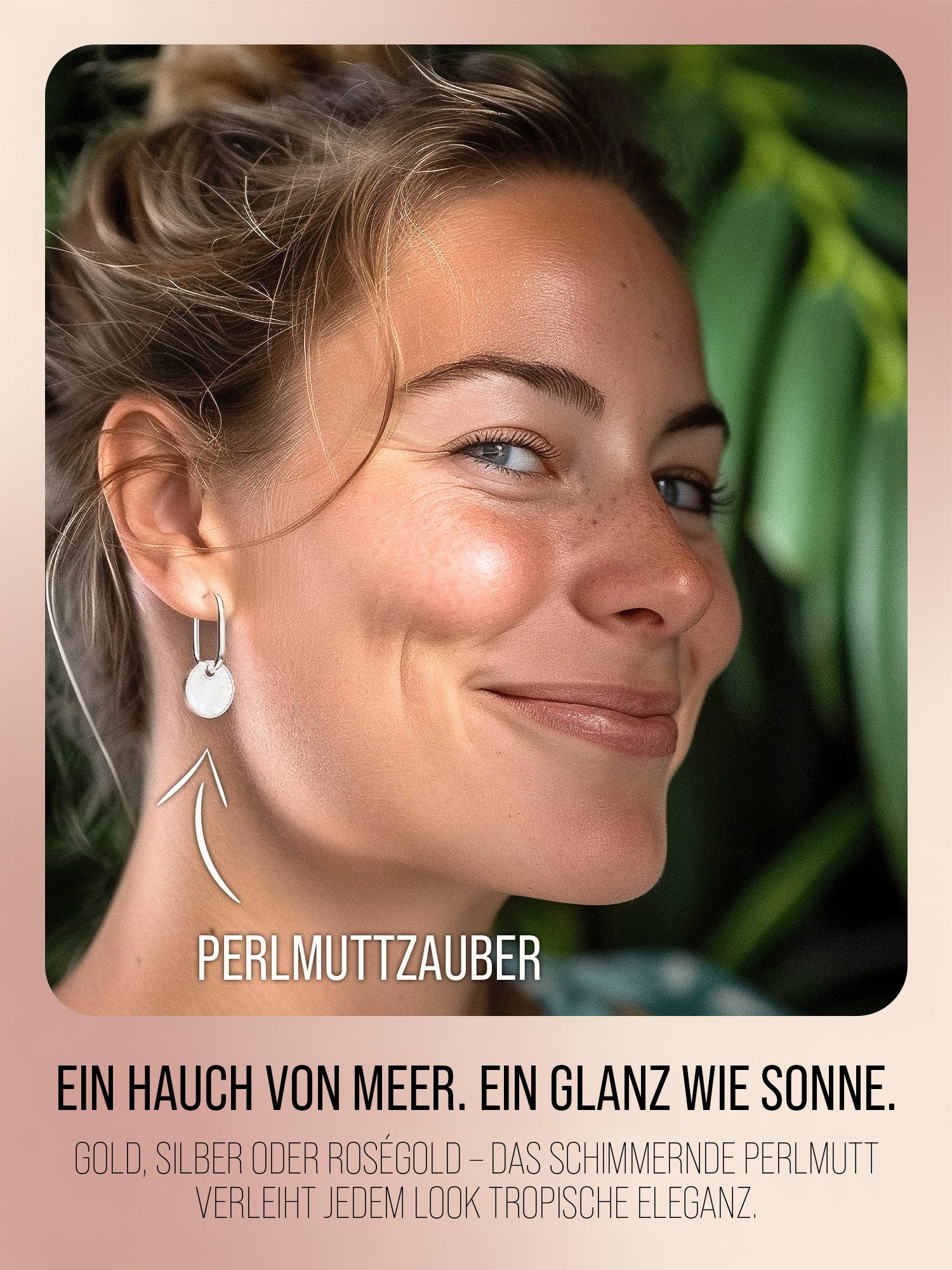 THIORA Paar Creolen Oasis Kollektion (inkl Schmuckbox)