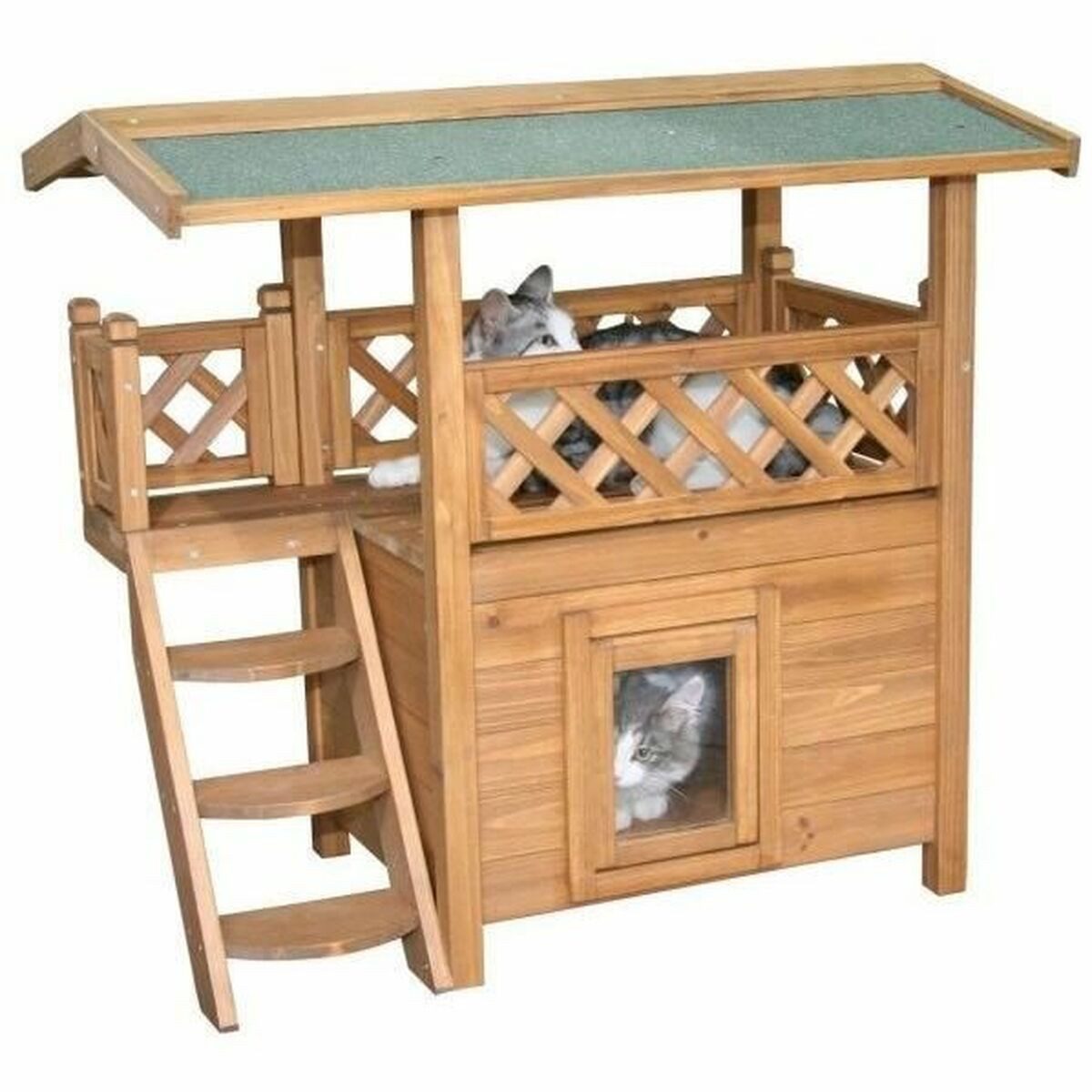 Kerbl Kleintierkäfig Stand Kerbl Braun grün 77 x 50 x 73 cm