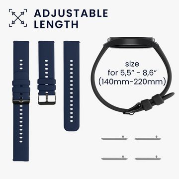 kwmobile Uhrenarmband 2x Sportarmband für Huawei Watch 4 Pro / Watch 4 / Watch 3 Pro / Watch, Armband TPU Silikon Set Fitnesstracker