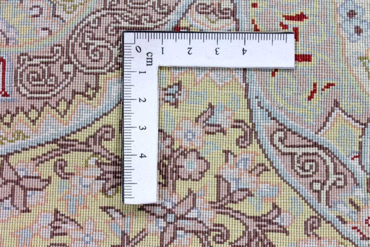 Perserteppich, 103x155 Orientteppich Seide rechteckig, Höhe: Seidenteppich Ghom Handgeknüpfter Trading, 3 mm / Nain