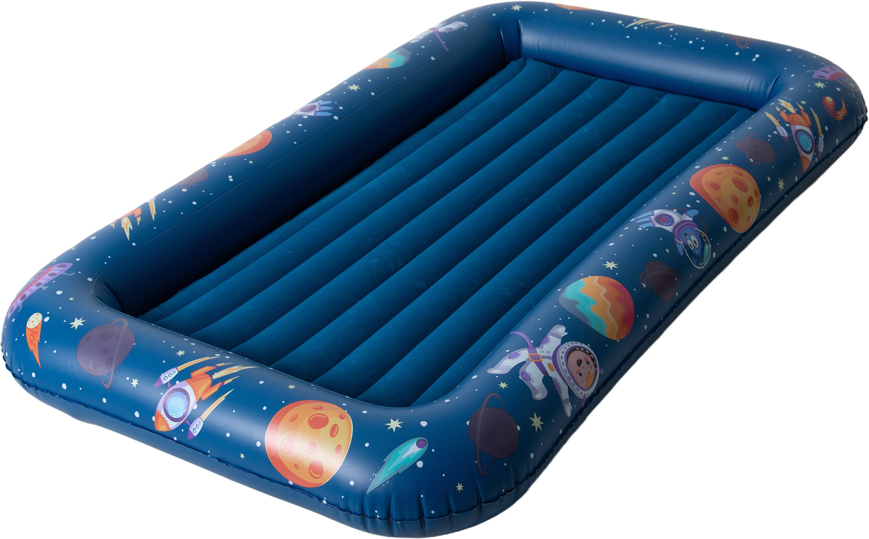 Avenli Luftbett Aufblasbares Kinderbett blau, (Luftbett für Kinder rosa, 1-tlg., Kinderluftbett 152x89x17,5cm), Luftmatratze mit erhöhtem Rahmen