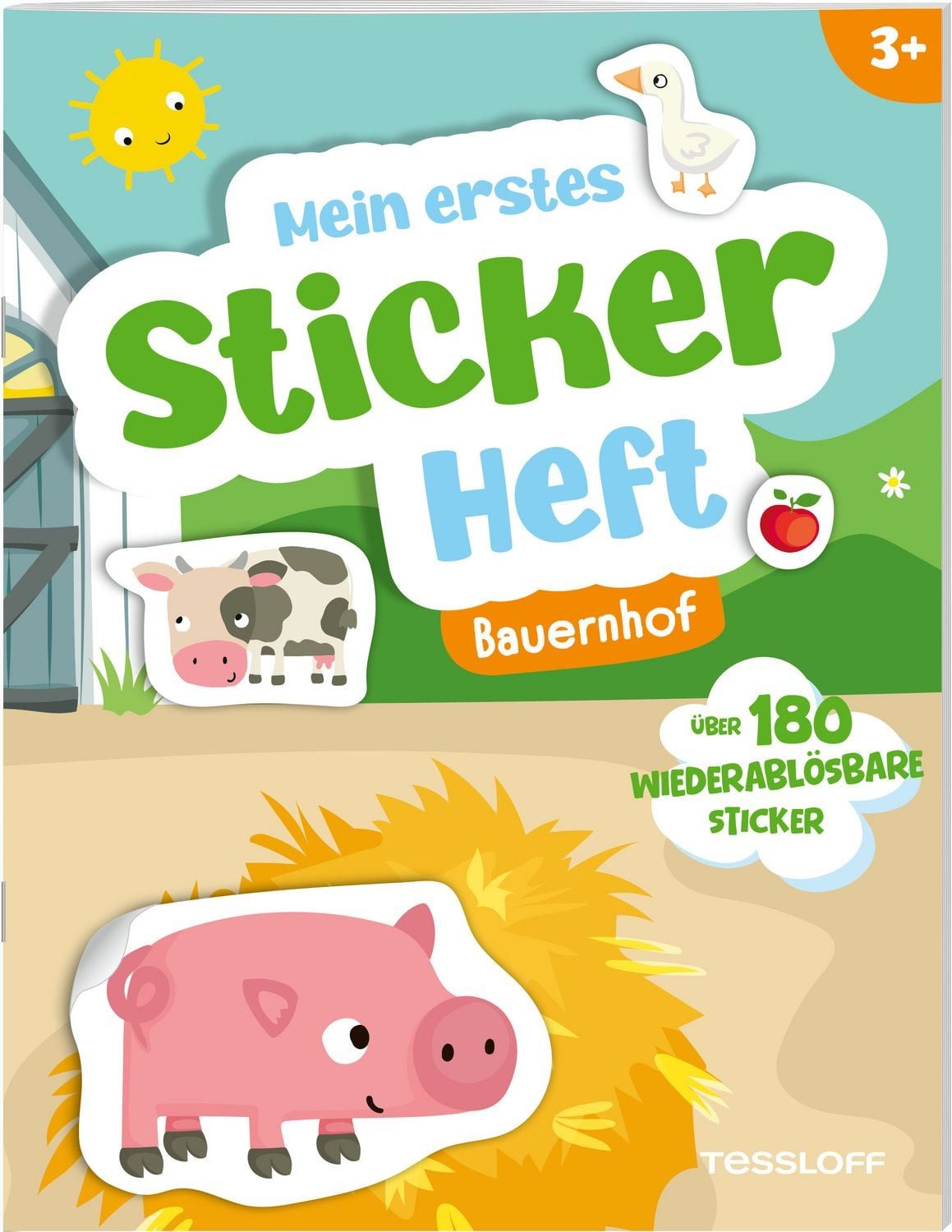 Mein erstes Stickerheft. Bauernhof / diverse, Mit über 180 wiederablösbaren Stickern.