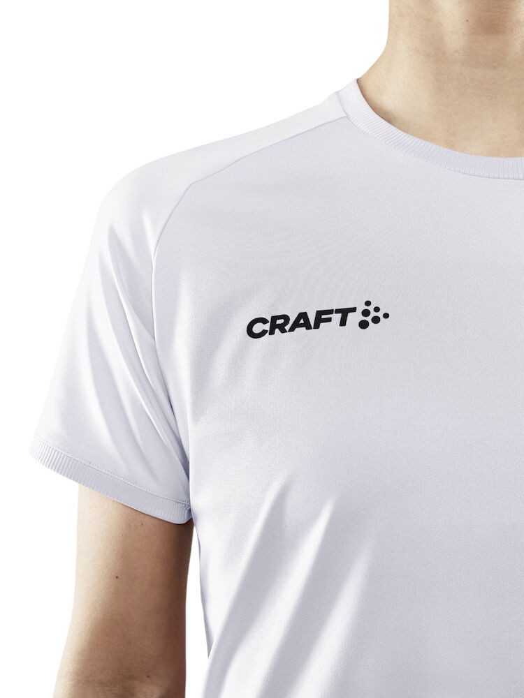 Craft Trainingsshirt Progress Indoor Jersey (elastisches Material) weiss Damen