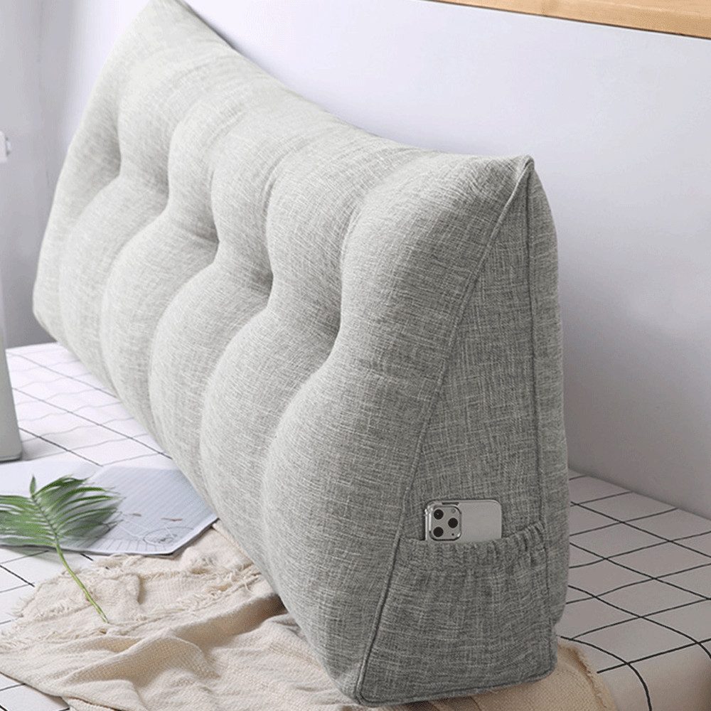JEOBEST Rückenkissen Lesekissen für Bett und Sofa, Keilkissen Groß, mit waschbarem Bezug, Ideal zum Anlehnen im Bett