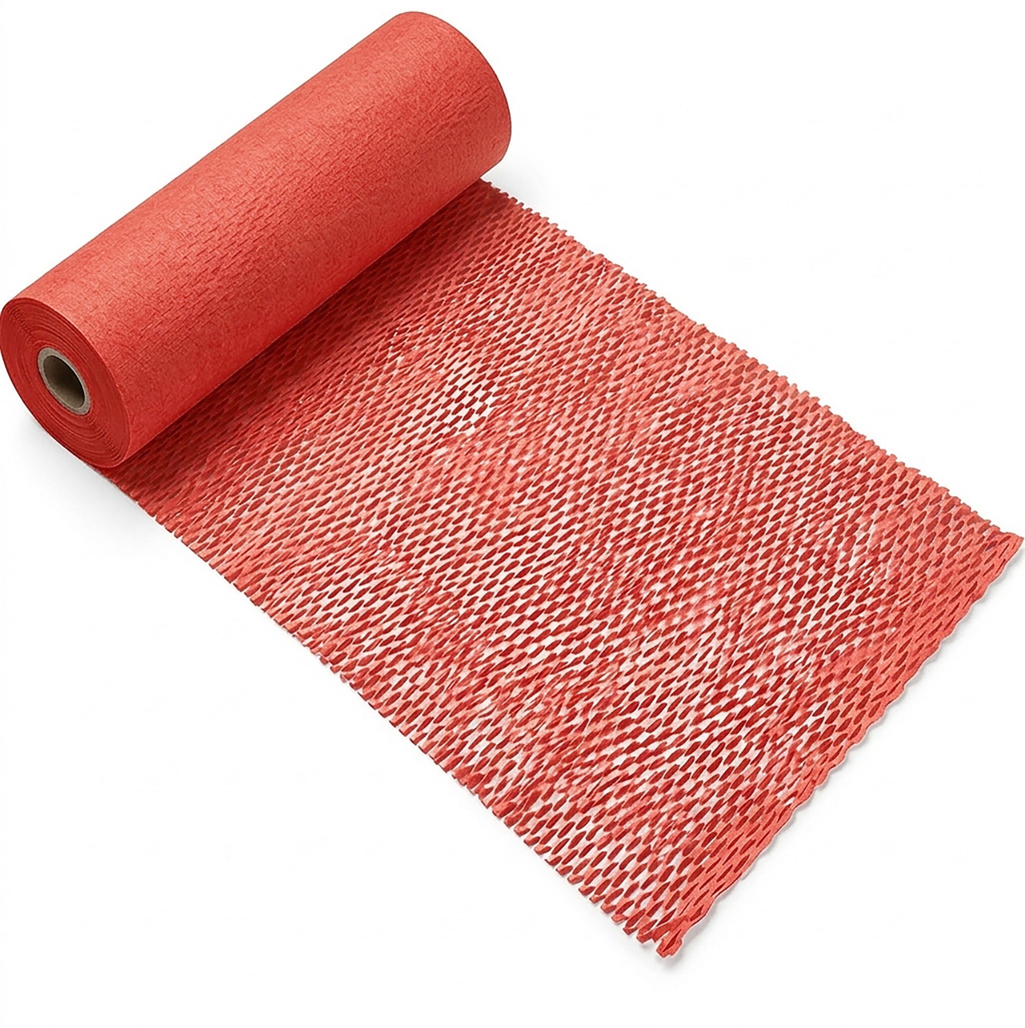 Creativery Packpapier, Wabenpapier 50cm x 25m Rolle für Verpackung & Polsterung Rot