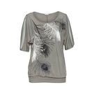 LASCANA Strandshirt mit Schlitzen an den Ärmeln, Kurzarmshirt, schulterfrei