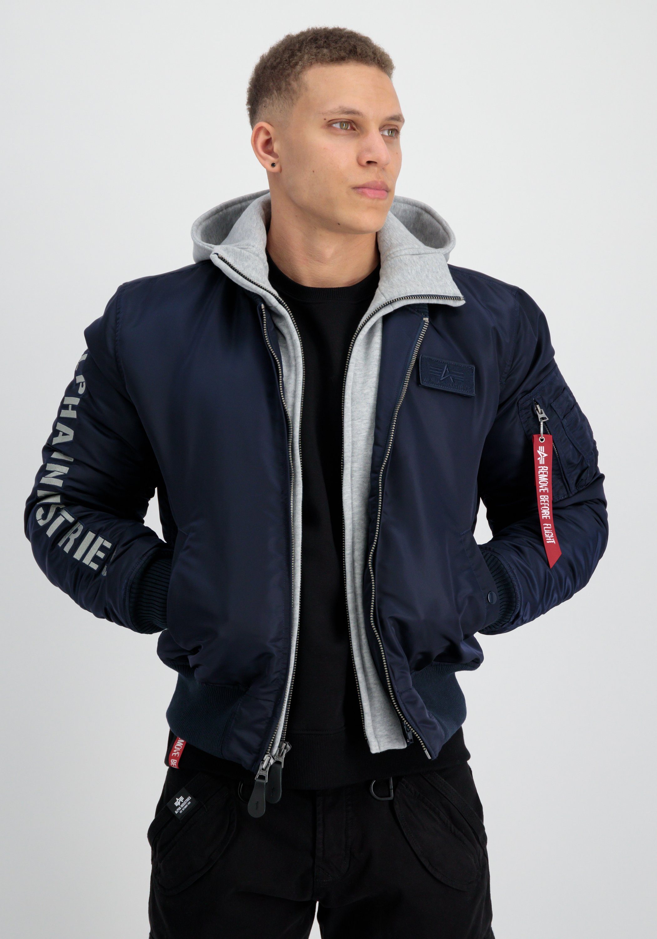 Alpha Industries Bomberjacke MA-1 D-Tec Sleeve Embroidery günstig online kaufen