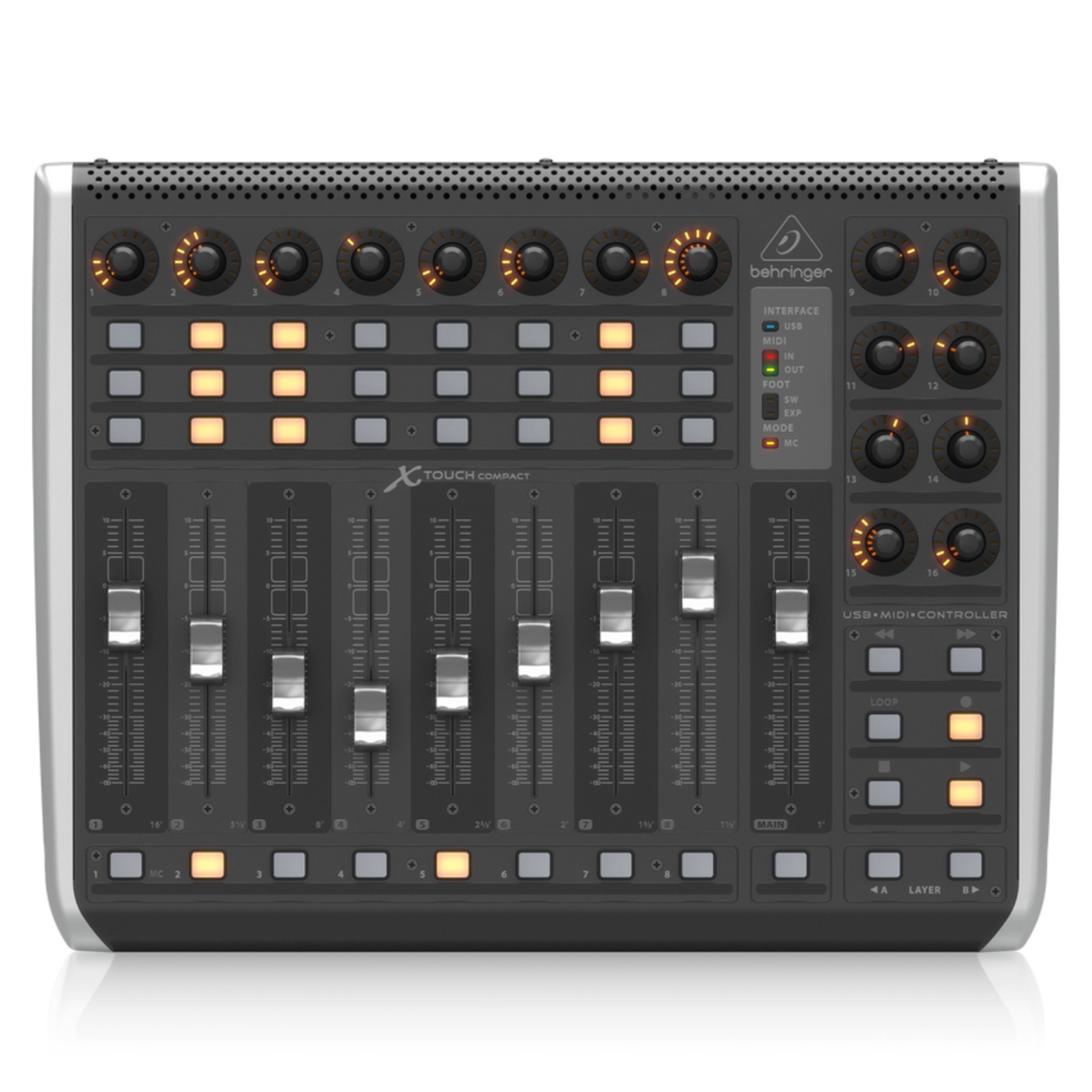 Behringer Mischpult, (X Touch Compact, Hardware Controller, DAW Controller), X Touch Compact - DAW Controller