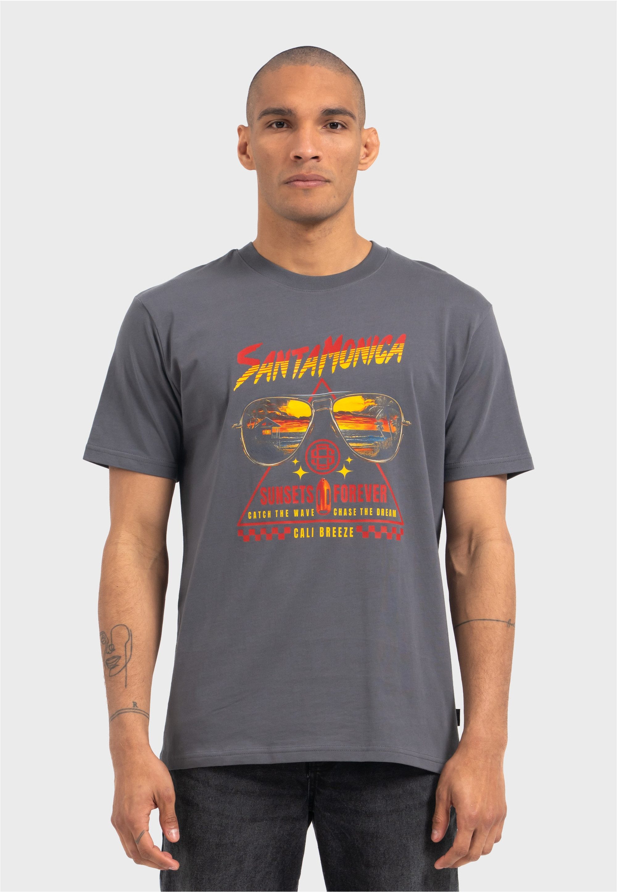 Oldskull T-Shirt Wrldvibe Sunset Shades Graphic Grenzenlose Kreativität, fühle den World-Vibe