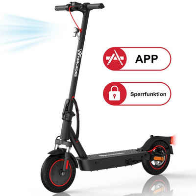 HITWAY E-Scooter 10 Zoll Klappbar Elektroroller 36V 10,4Ah mit Straßenzulassung ABE, 400,00 W, 20,00 km/h, klappbar, Duales Bremssystem,APP-Sperrfunktion