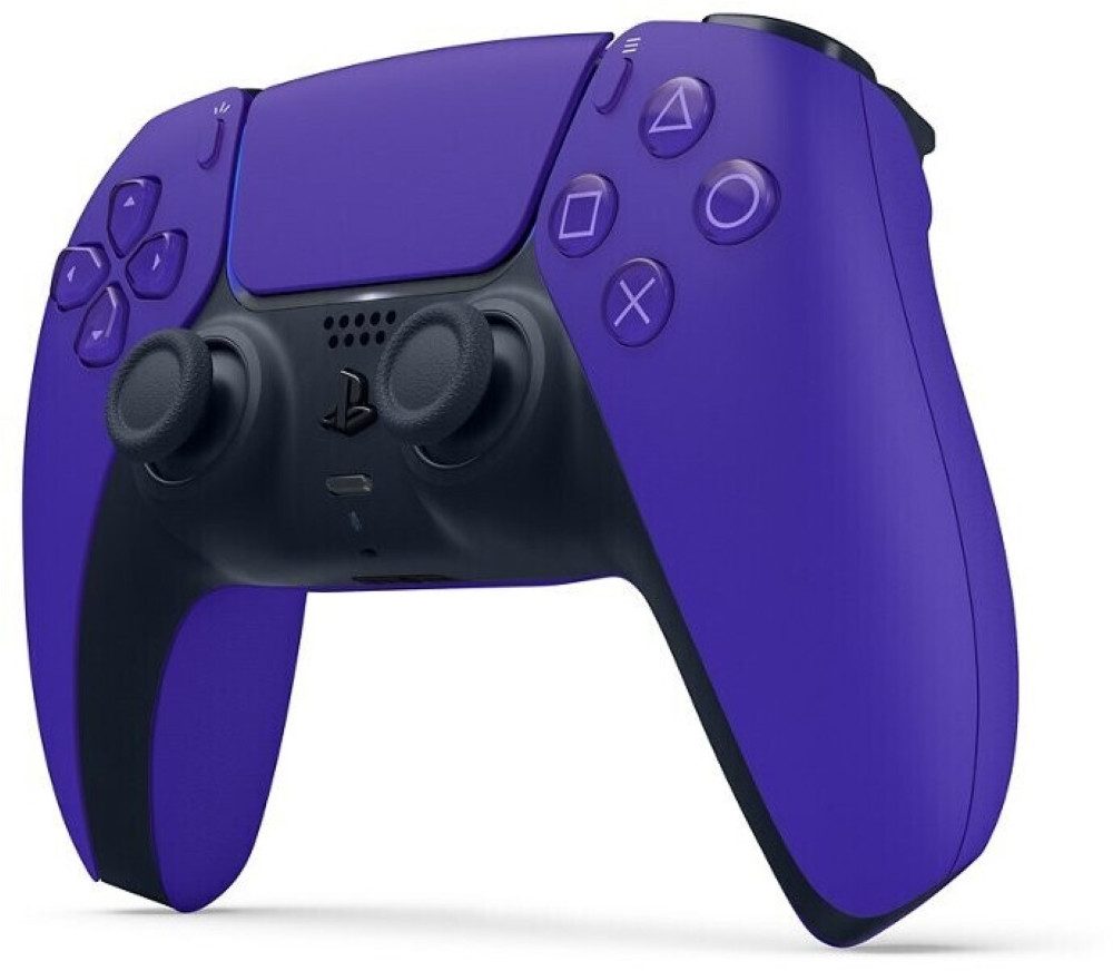 Playstation PS5 DualSense Wireless Controller Galactic Purple + SA DualSense Wireless-Controller (inkl. 2x Stickabdeckung/Schutz (Farbe zufällig)