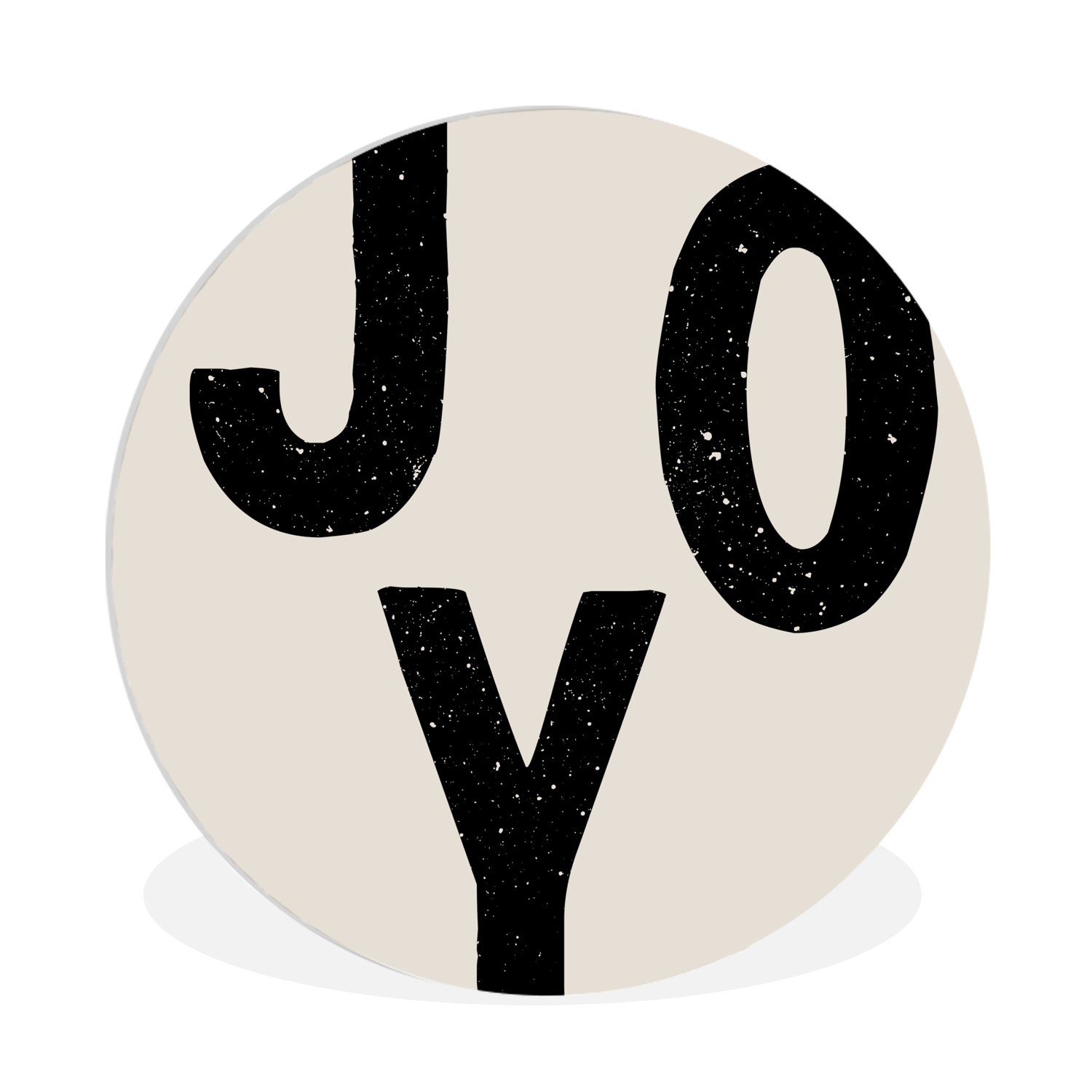 Gemälde Weihnachten - Zitat - Freude - Schwarz - Feiertage