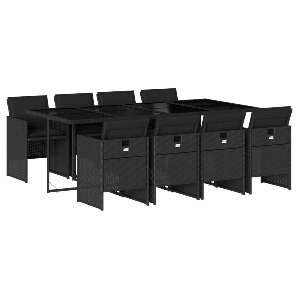 vidaXL Garten-Essgruppe 9-tlg. Garten-Essgruppe mit Kissen günstig online kaufen