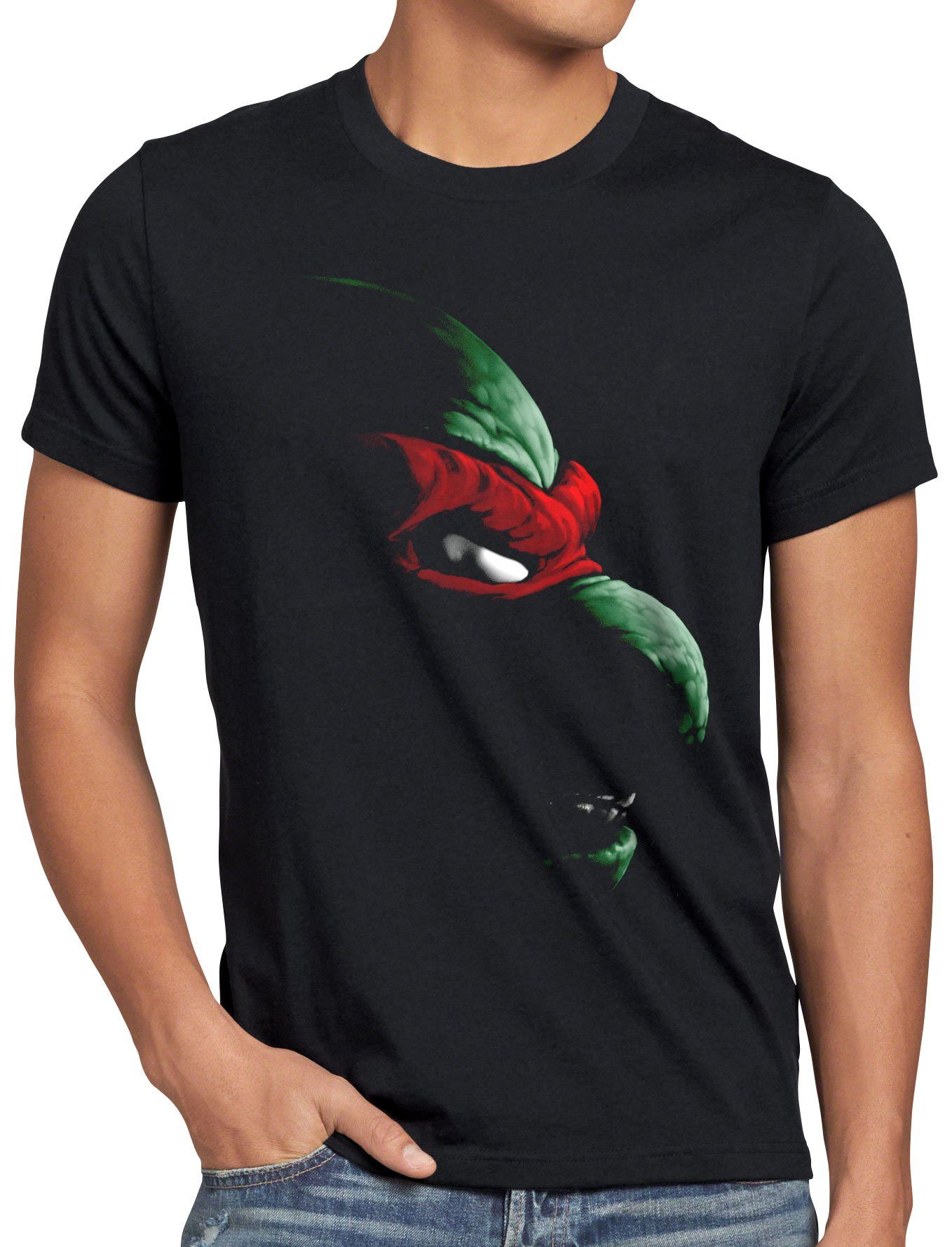 mutant style3 Raphael teenage Turtles T-Shirt Herren schildkröte comic Print-Shirt