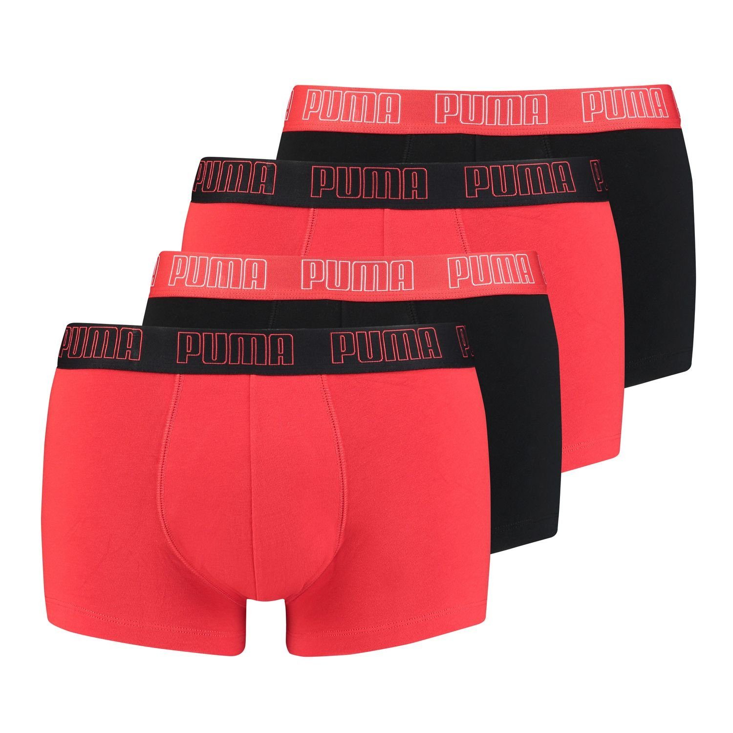 PUMA BODYWEAR Boxershorts Basic (4-St) in vielen Farben im 4er Pack