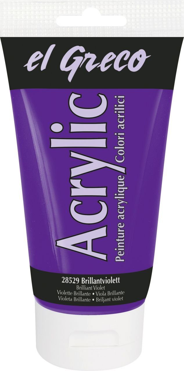 Kreul Acrylfarbe Kreul el Greco Acrylic Tube brillantviolett 150 ml
