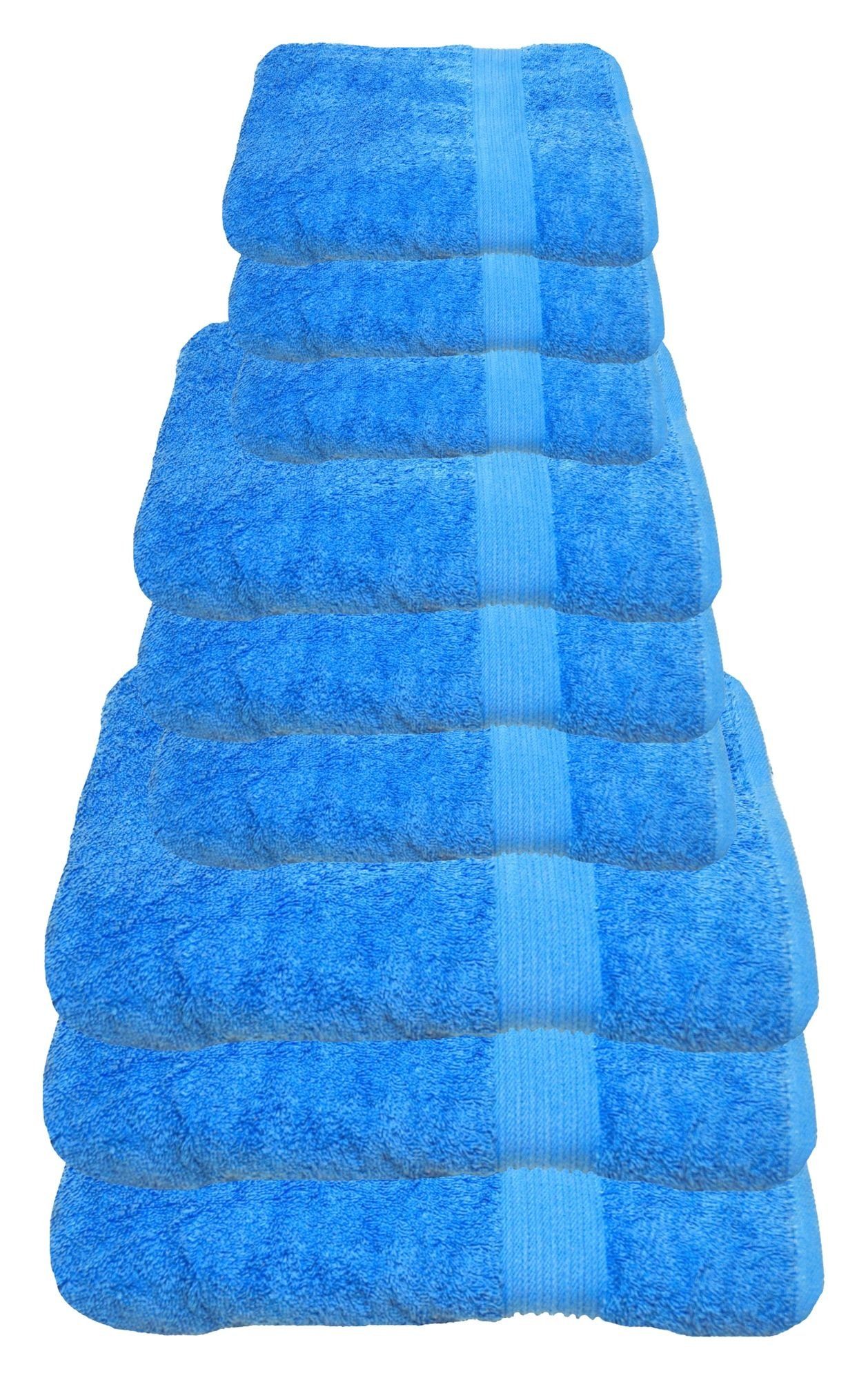 Julie Julsen Handtücher 9-Handtücher-Himmelblau, Baumwolle (9-St) günstig online kaufen
