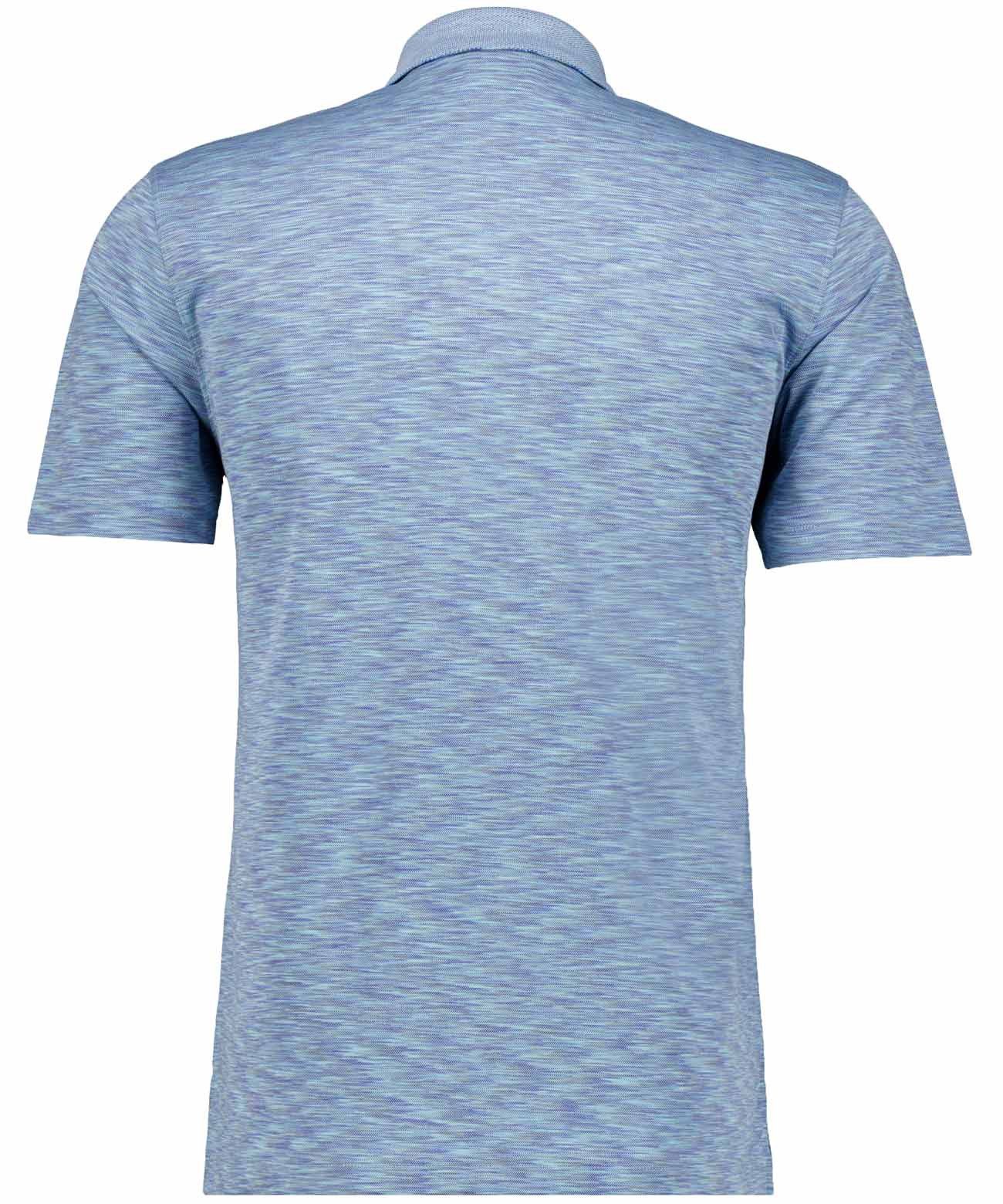 RAGMAN Kurzarmshirt Softknit-Polo "space dye"