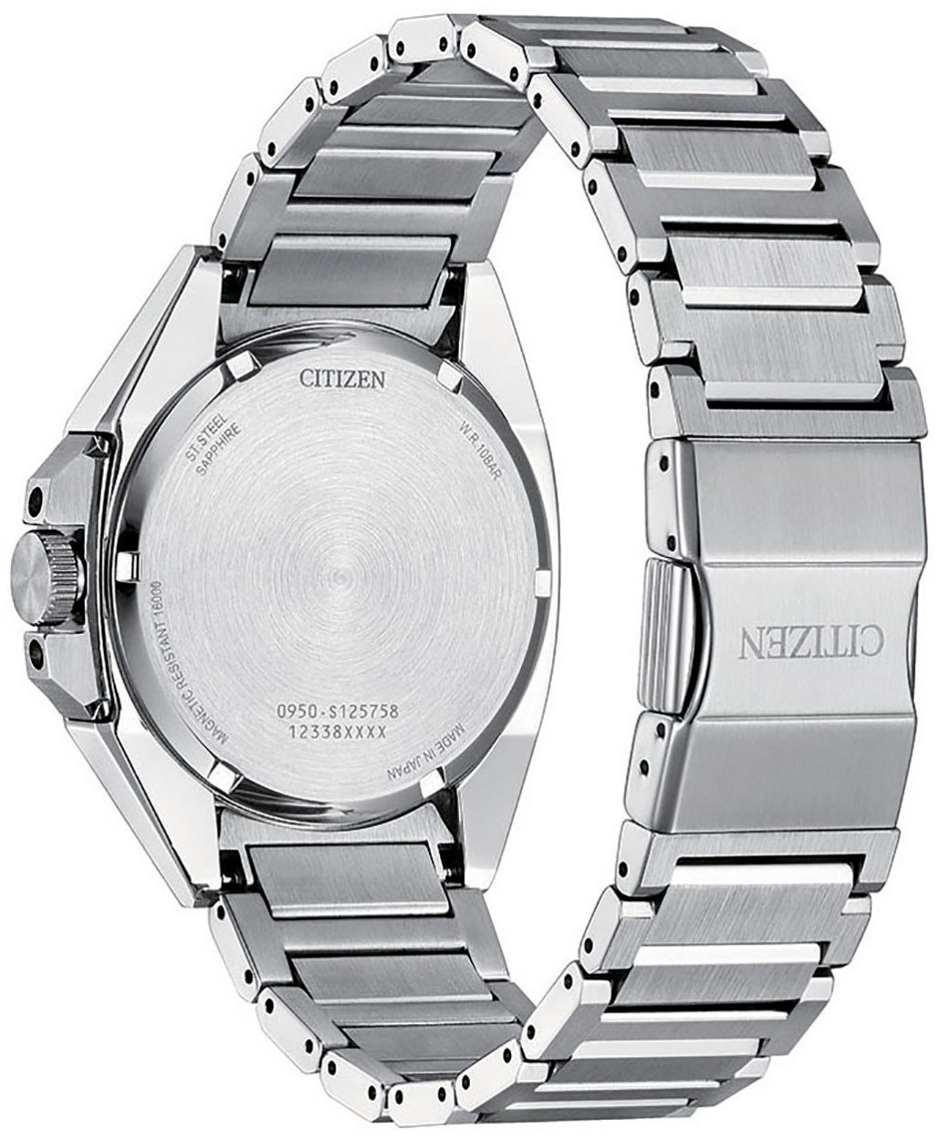 Citizen Automatikuhr Series 8 NA1010-84X, Armbanduhr, Mechansiche Uhr, Herrenuhr, Saphirglas, Edelstahlarmband