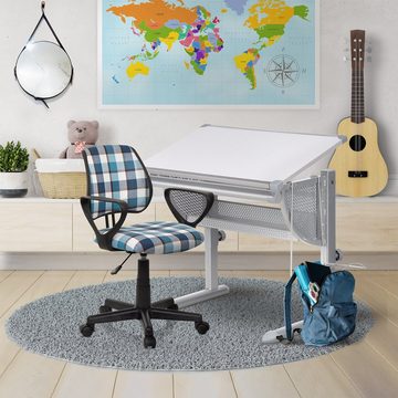 hjh OFFICE Schreibtisch Kinderschreibtisch BELIA (1 St, 1 St), Kinder Schreibtisch neigbar, höhenverstellbar