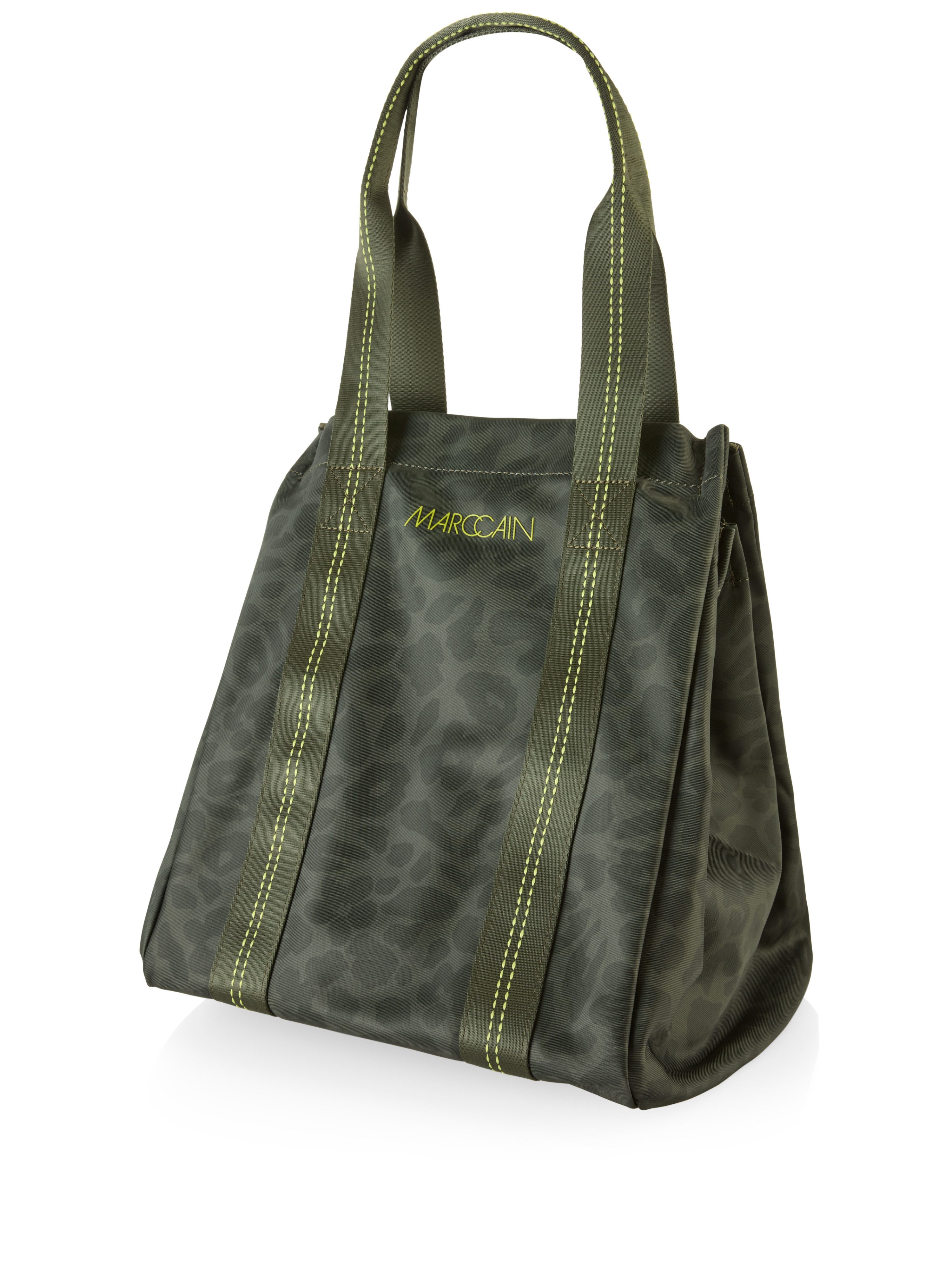 Marc Cain Shopper Sports Leo Hike, Schultertasche, Hobo Bag mit Leo-Muster