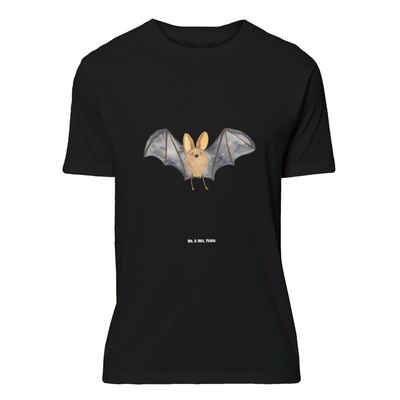 Mr. & Mrs. Panda T-Shirt Fledermaus Flügel - Schwarz - Geschenk, T-Shirt, lustige Sprüche, T-S (1-tlg)