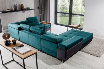 ROYAL24_MARKT Ecksofa - Wählen Sie was Ihr Zuhause zu einem Ort der Entspannung macht., Premium - 2 Teile, Exklusive Designs für Wohnräume.