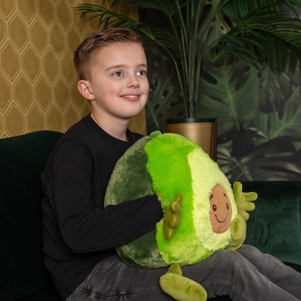 soma Kuscheltier Handwärmer Kuschelfreund Stofftier Kuscheltier Plüschtier Avocado sale (Set, 1-St., Geschenk-Set), Kuschelwarmies Wärmekissen 35x35x35cm Geschenke für Mädchen und Jungen