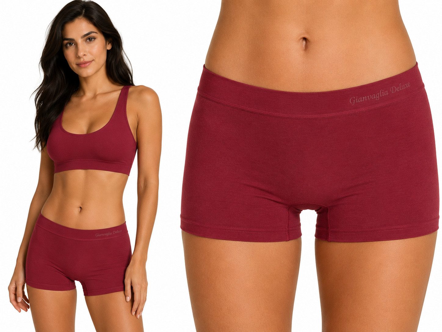 Rungassi Boxershorts 6er Pack Deluxe Damen Boxershort Slips Panty Hot Pants Hipster 3010 – Bild 3 von 4