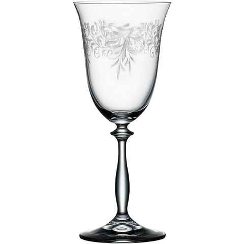 BOHEMIA SELECTION Weinglas ROMANCE, Kristallglas, 6-teilig