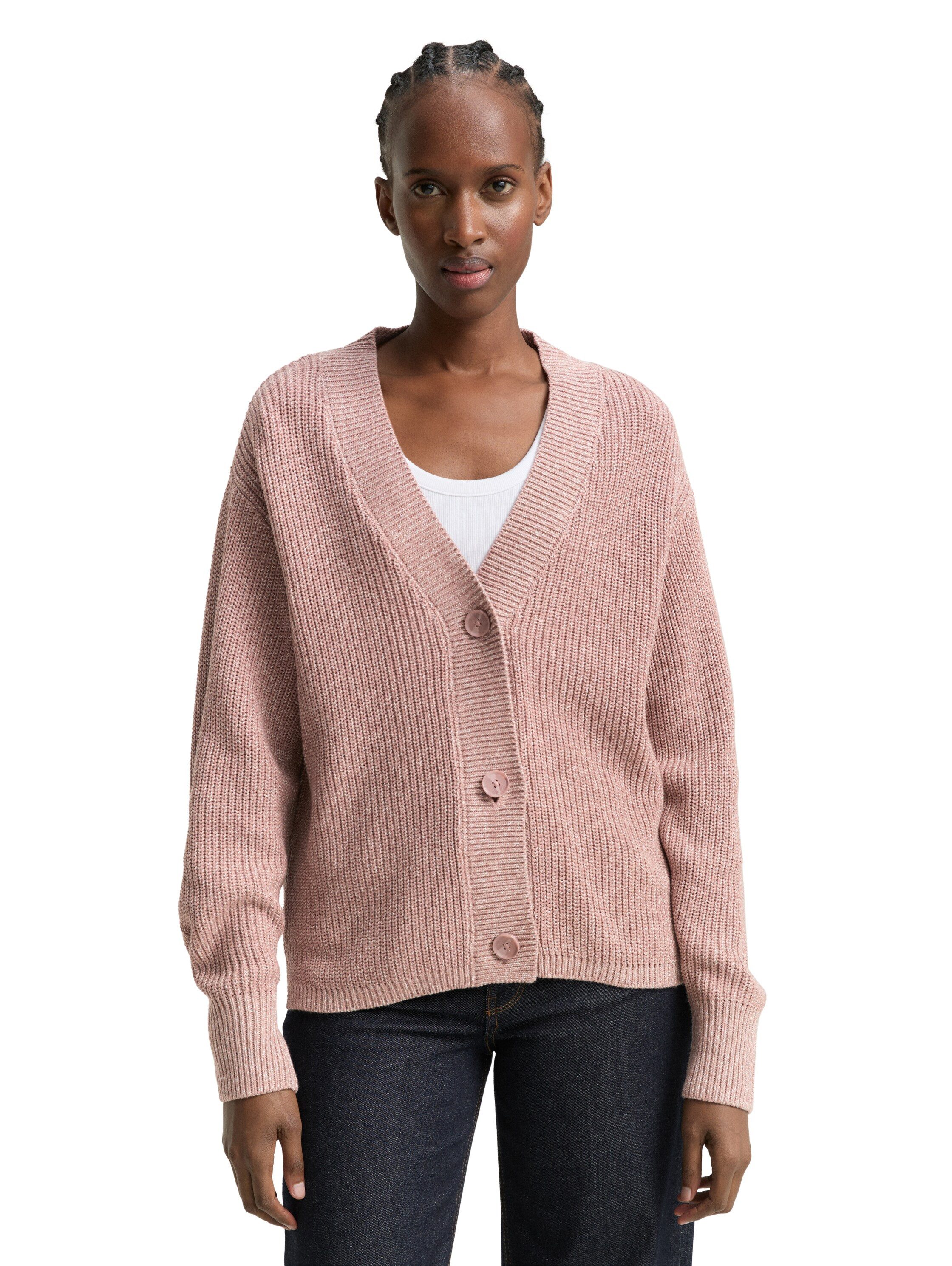 TOM TAILOR Denim Cardigan mit Strickstruktur günstig online kaufen