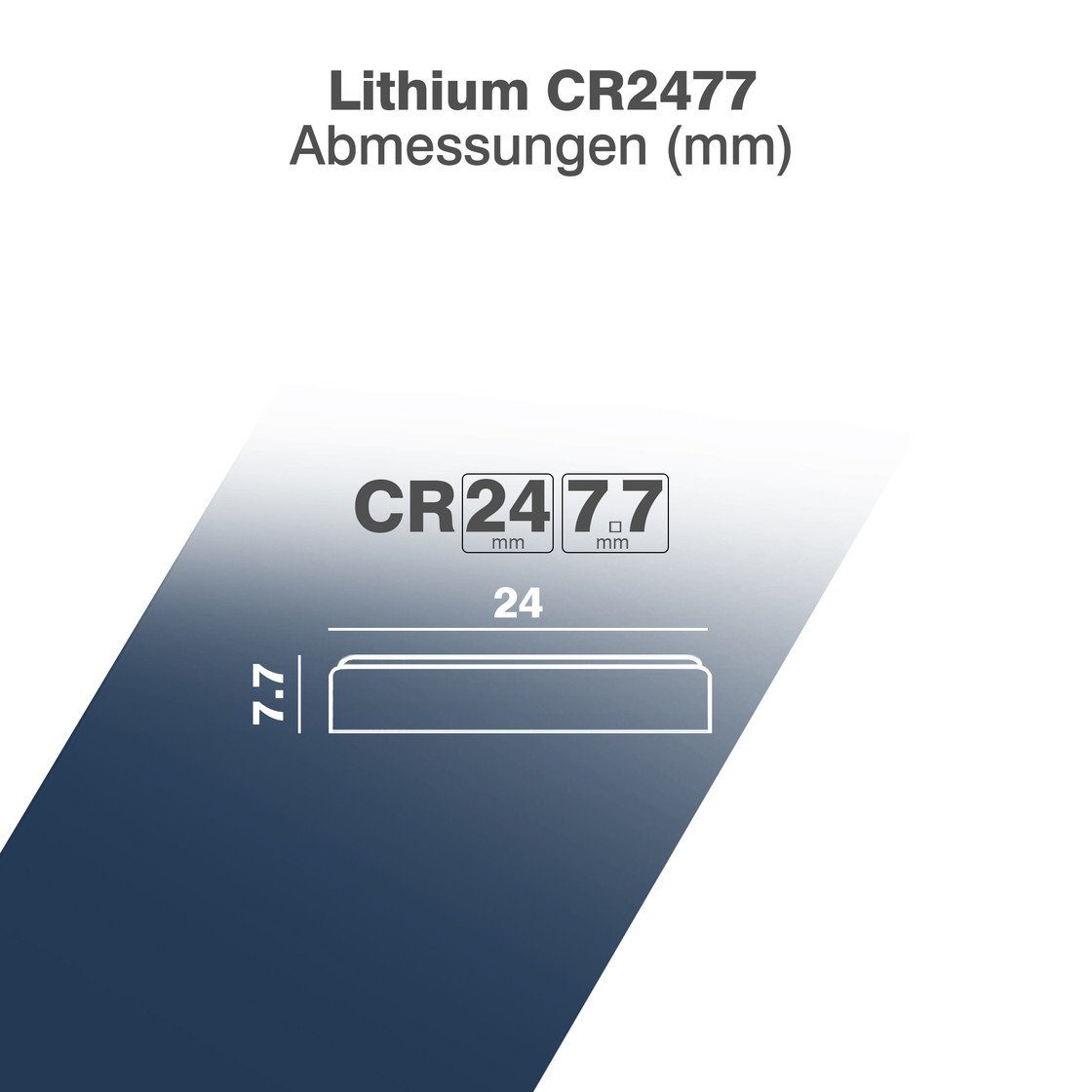 ELECTRONICS gws-powercell Blister Camelion – Alarmanlage Knopfzelle Lithium LUPUS CR2477 3 ® V