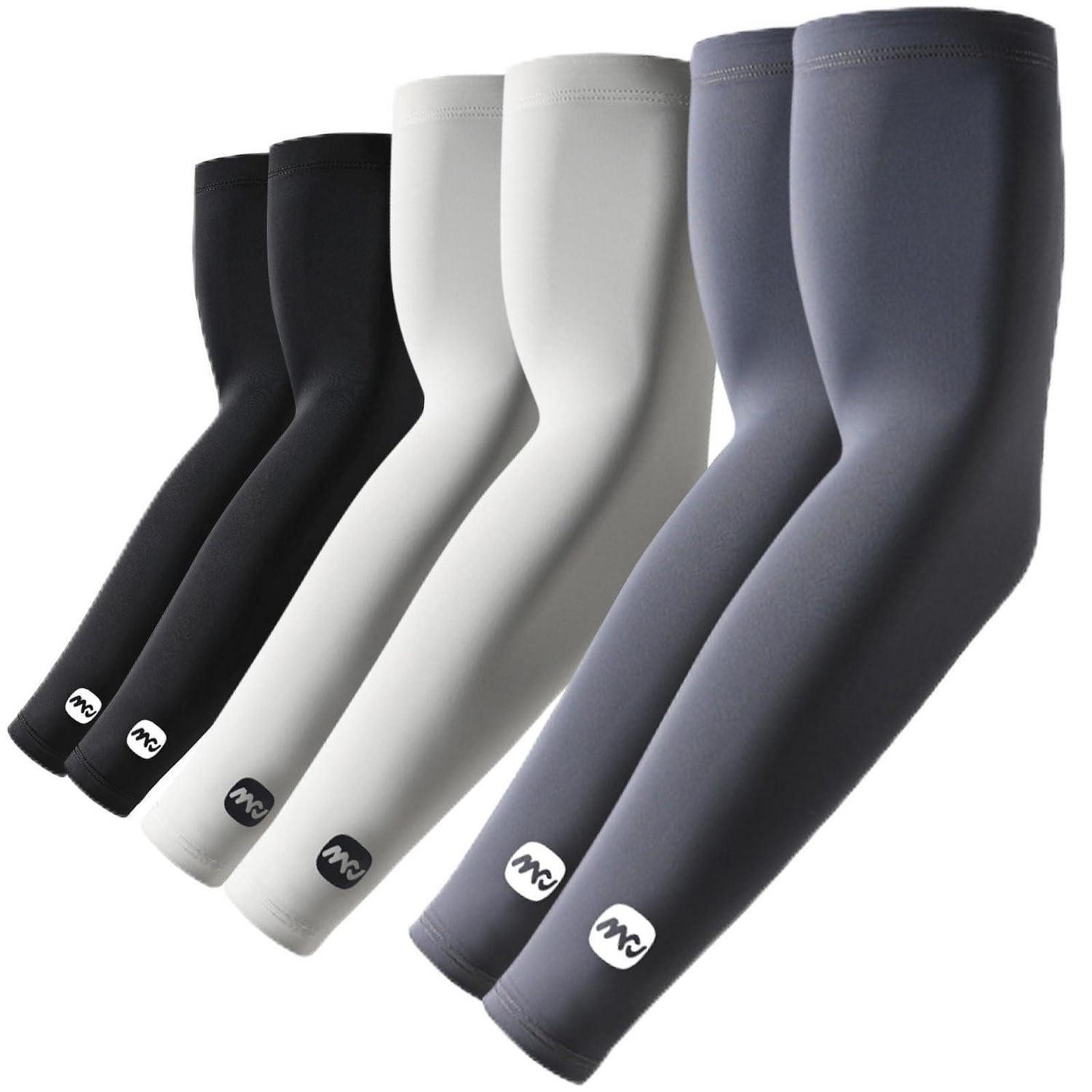 LuxusKollektion Armlinge Arm Sleeves Kühl UV Schutz UPF 50+ 3 Paar M