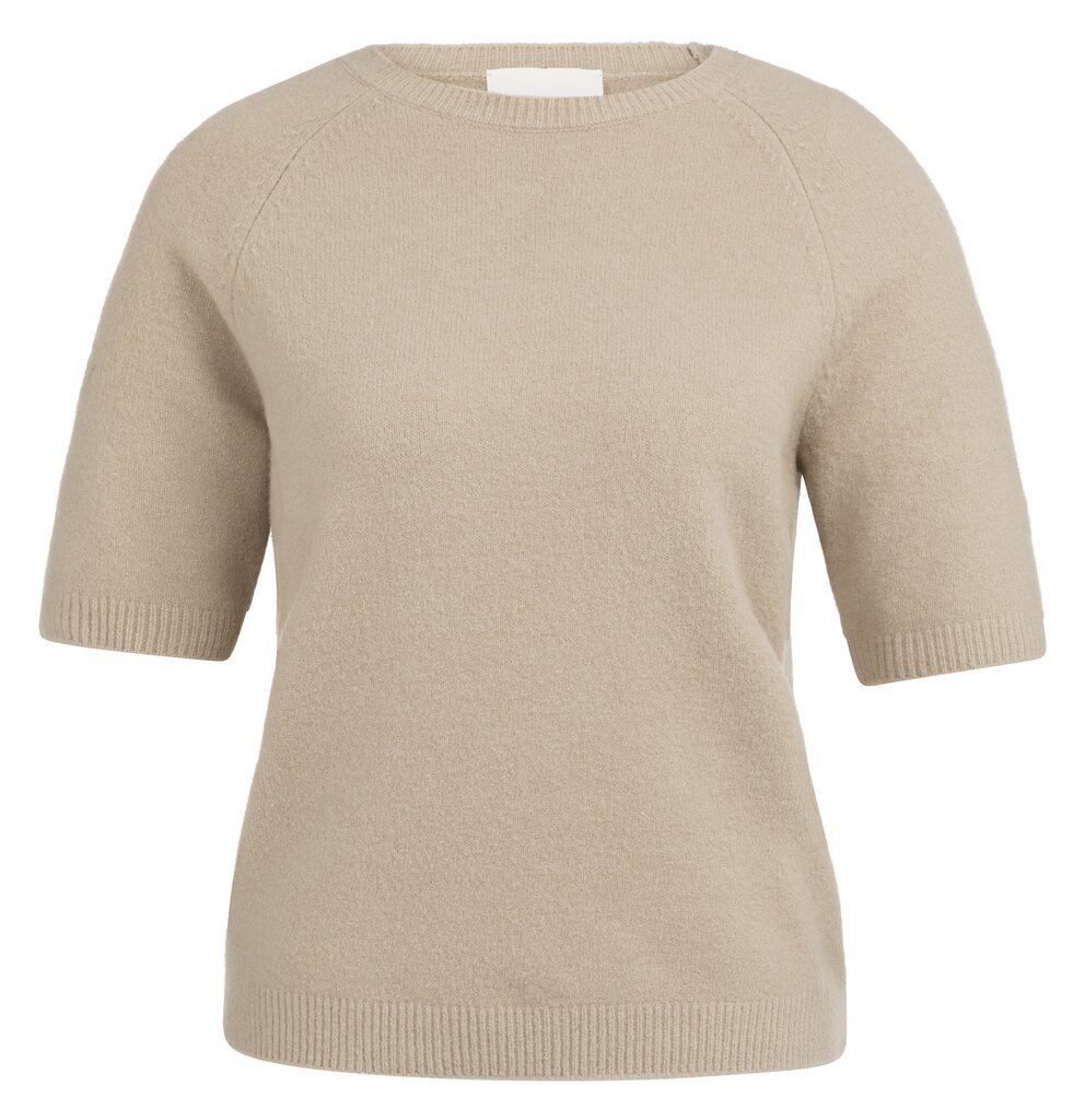 YAYA Rundhalspullover Weicher kurzärmeliger Pullover günstig online kaufen