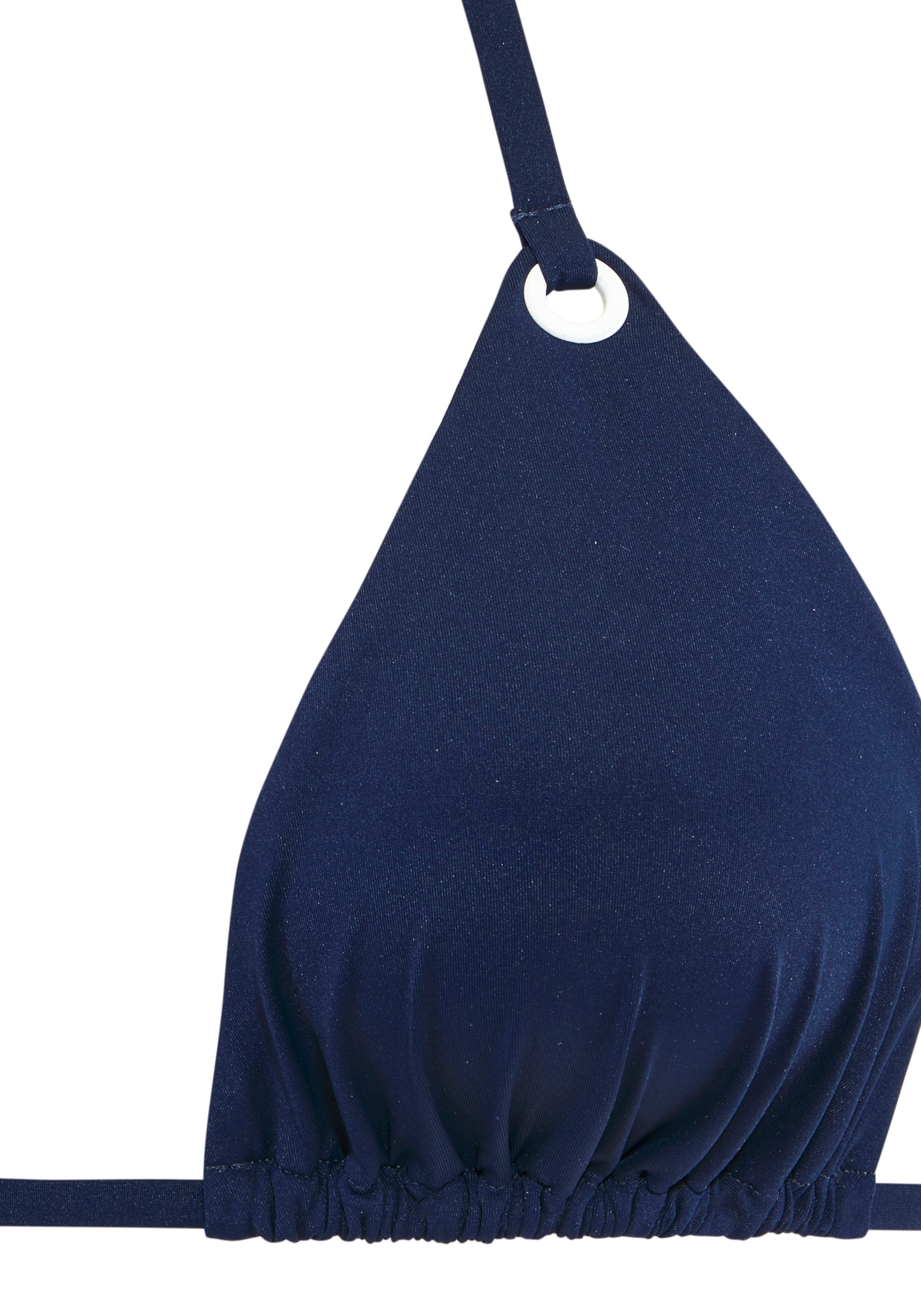 s.Oliver Triangel-Bikini-Top Beverly, mit kontrastfarbigen Zierringen
