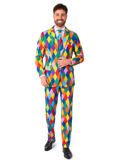 Opposuits Partyanzug Harleclown Partyanzug, Ein Anzug für Narren!