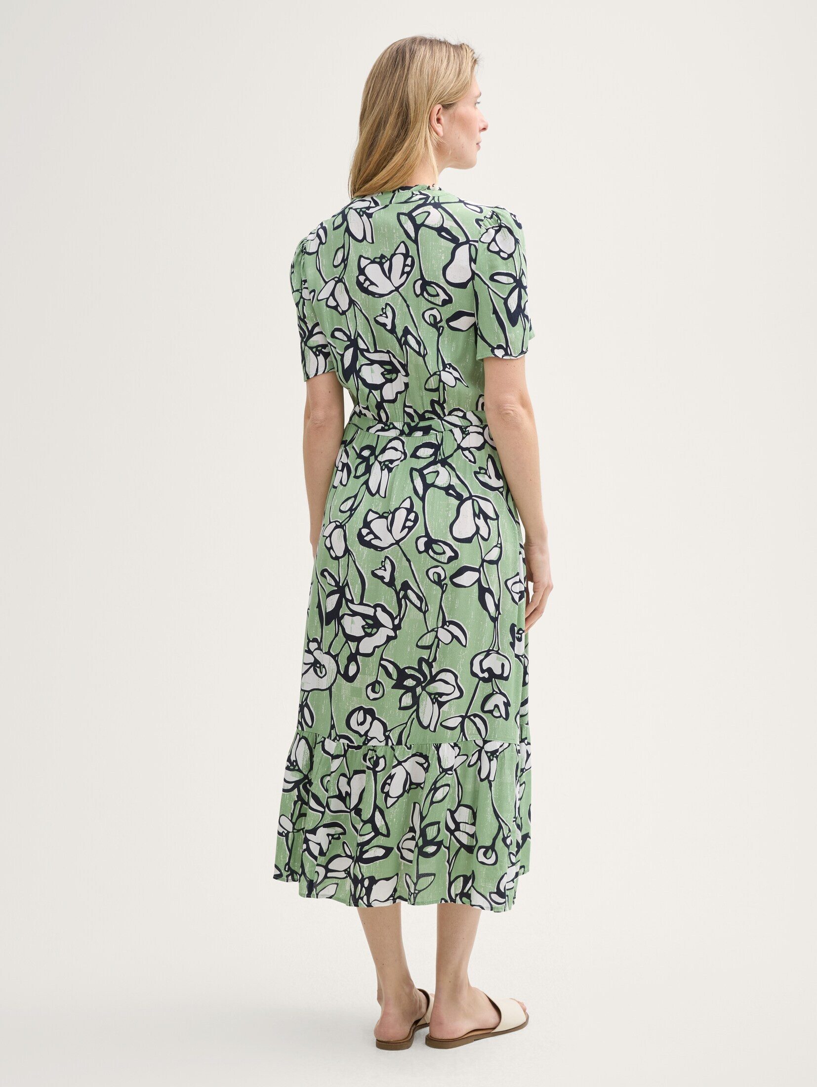 TOM TAILOR Sommerkleid Kleider & Jumpsuits Maxi-Kleid mit Muster