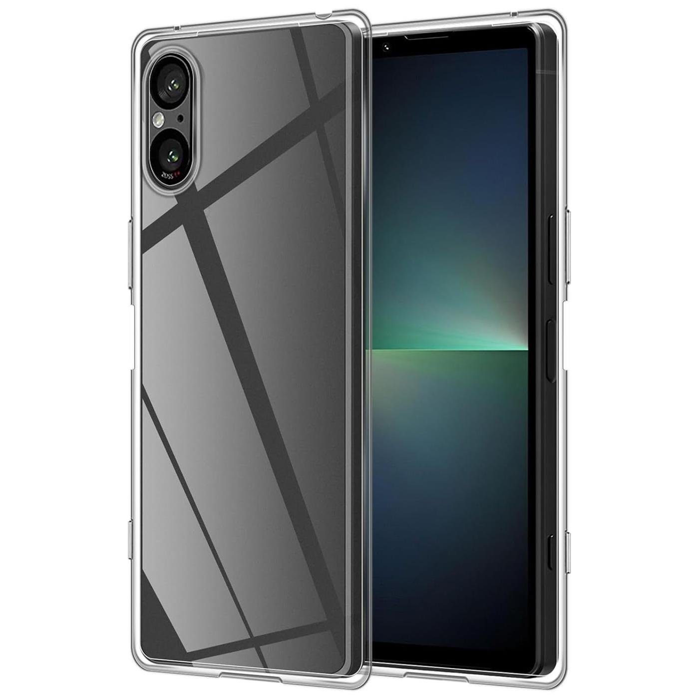 CoolGadget Handyhülle Transparent Ultra Slim Case für Sony Xperia 5 V 6,1 Zoll, Silikon Hülle Dünne Schutzhülle für Xperia 5 V 2023 Hülle