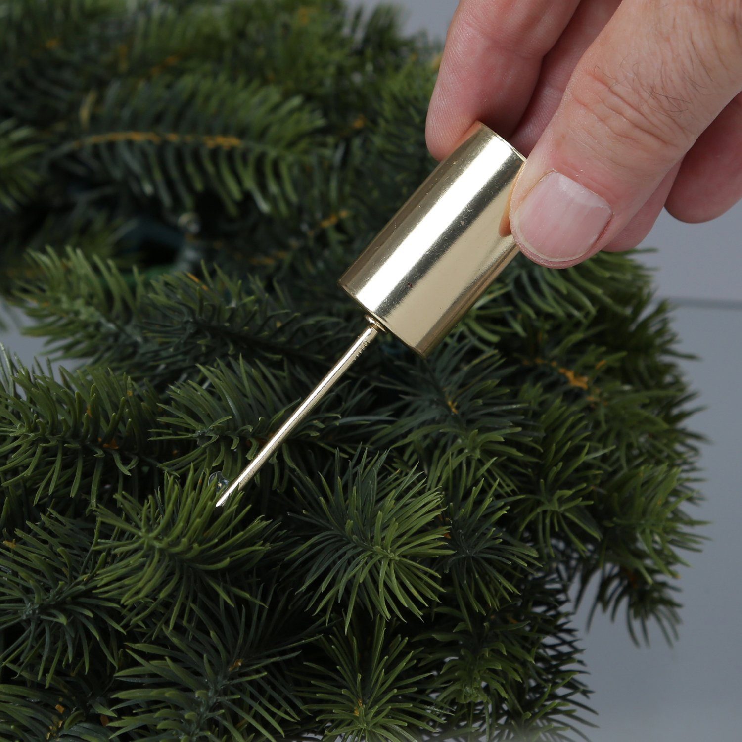 MARELIDA Kerzenhalter Stabkerzenhalter für Adventskranz Gesteck ohne Dorn K günstig online kaufen