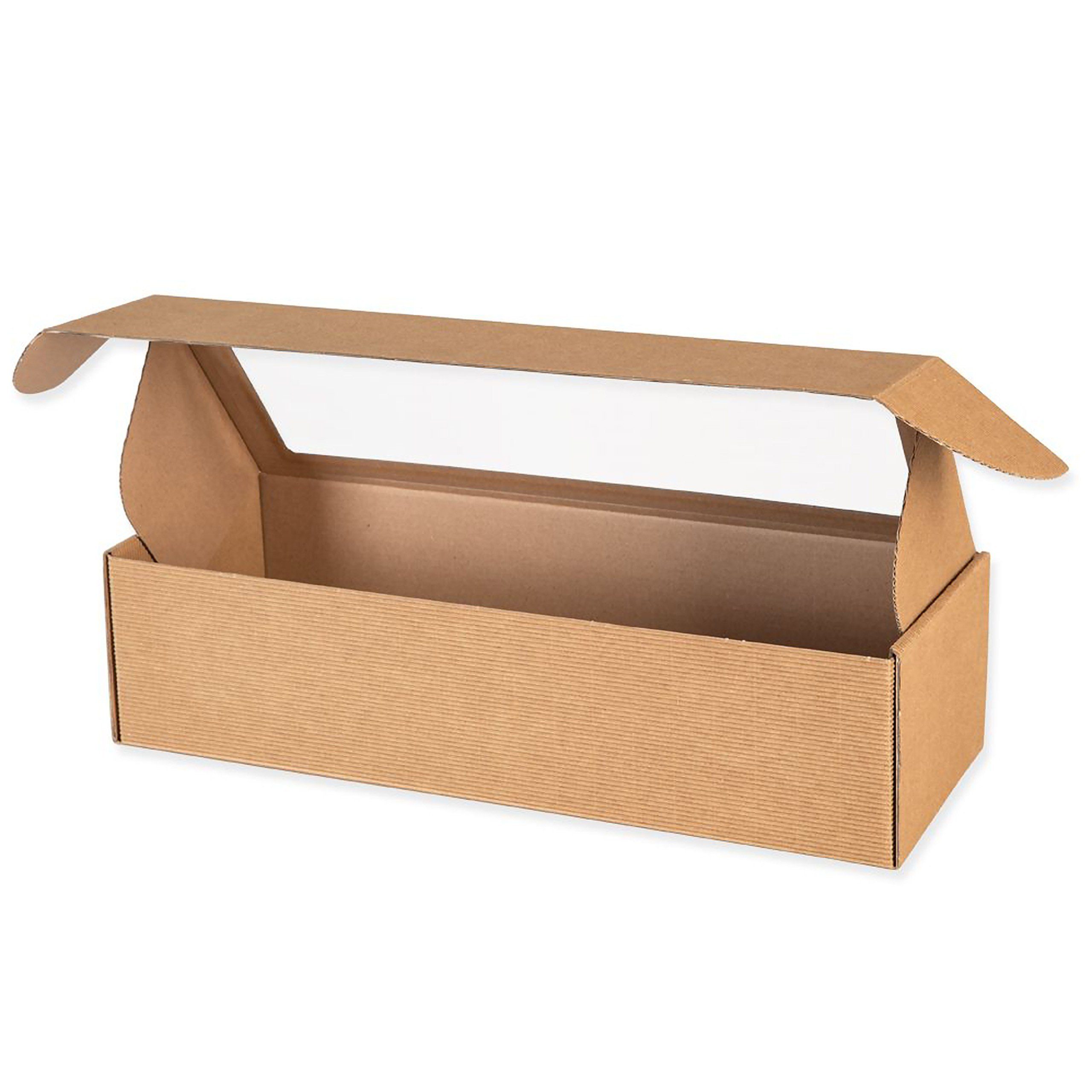 Sarcia.eu Geschenkbox Rechteckige Schachtel mit Sichtfenster 40x15x10 cm (1 St)