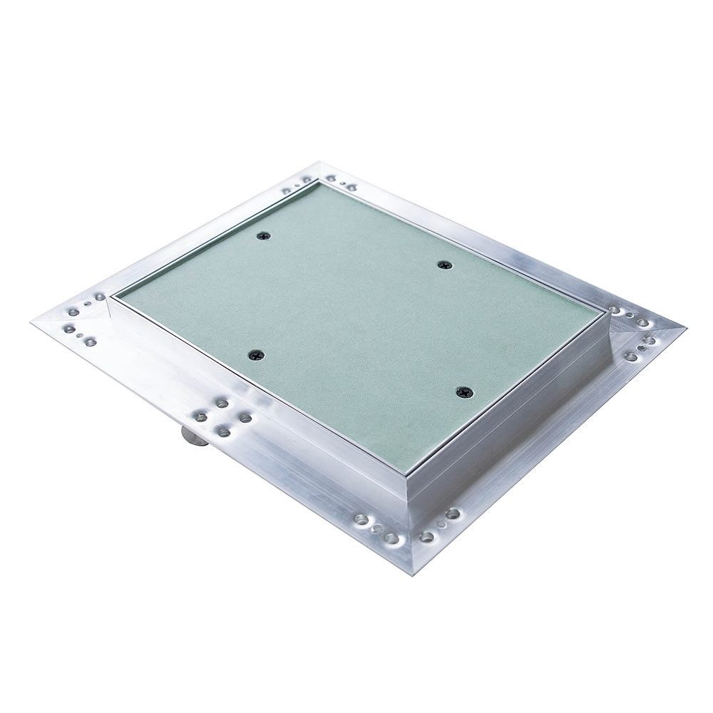Melko Revisionsklappe Revisionsklappe Revisionstür Wartungsklappe Gipskarton Aluminium (Stück), Feuchtraumgeeignet - Witterungsbeständig