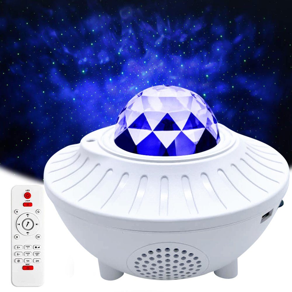 LED Sternenhimmel Projektor Lampe Nachtlicht Tischlampe Geschenk für Babyzimmer 