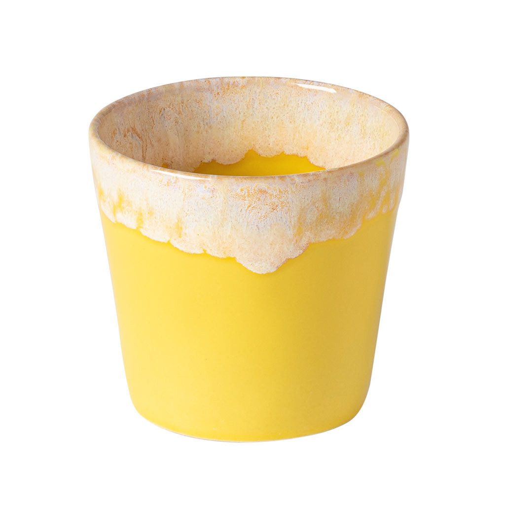 Costa Nova Becher Lungo Grespresso, Gelb, 19 cl, 1-tlg., Keramik, 8 x 7,5 cm, 190 ml