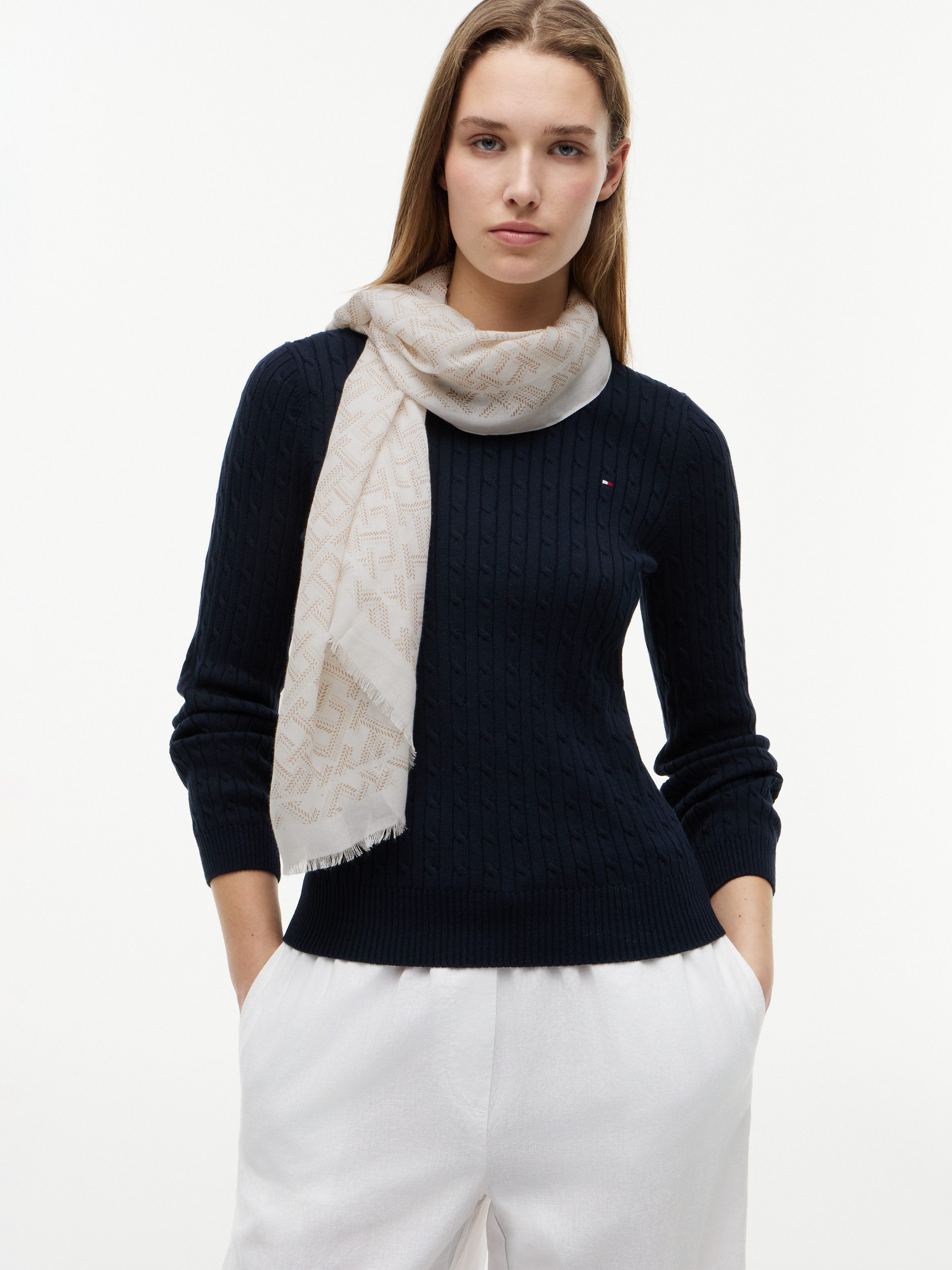 Tommy Hilfiger Modeschal TH MONOGRAM
