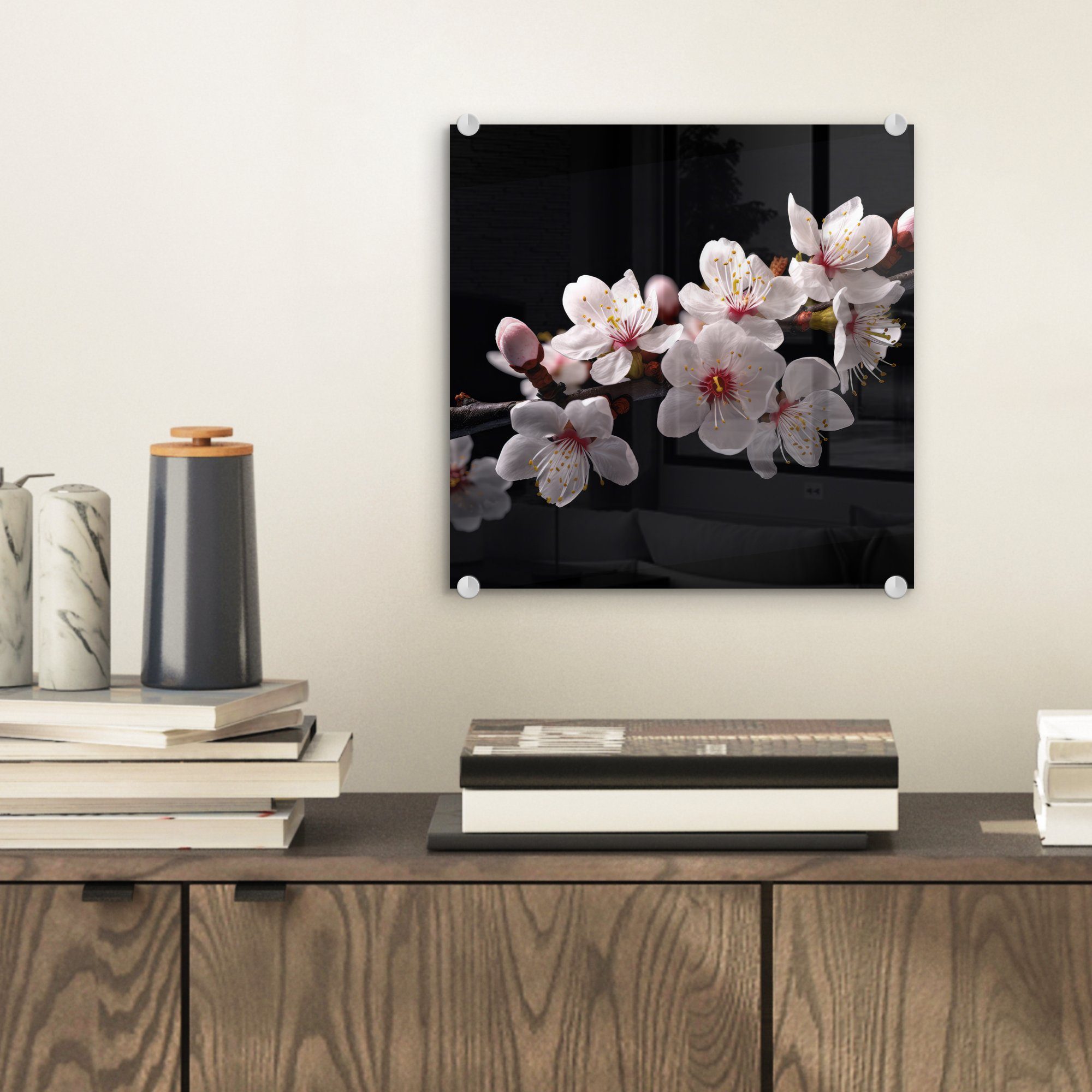 MuchoWow Acrylglasbild Sakura - Blumen - günstig online kaufen
