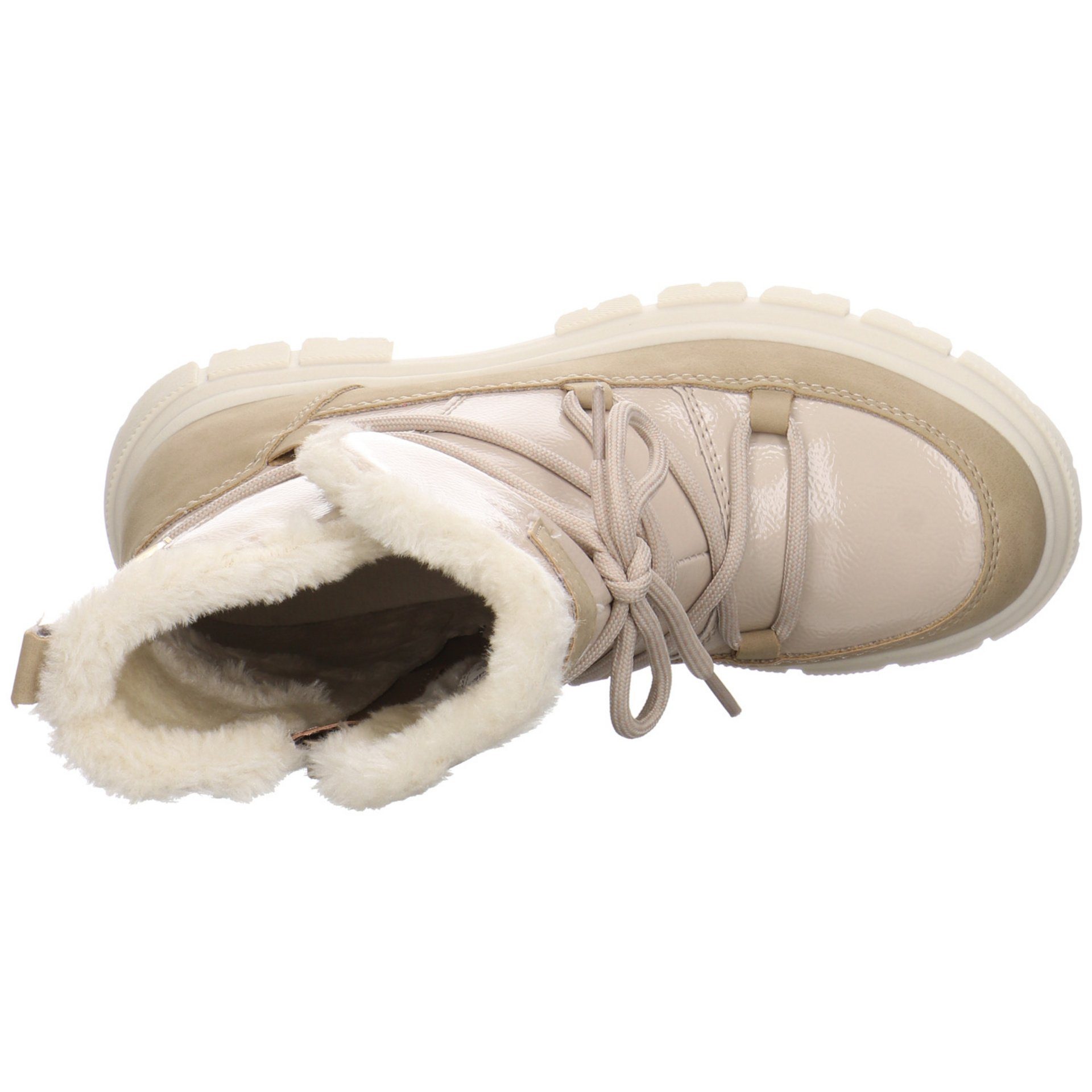 Stiefel beige Kinderschuhe TOM Schuhe Stiefelette Synthetikkombination Mädchen Boots TAILOR