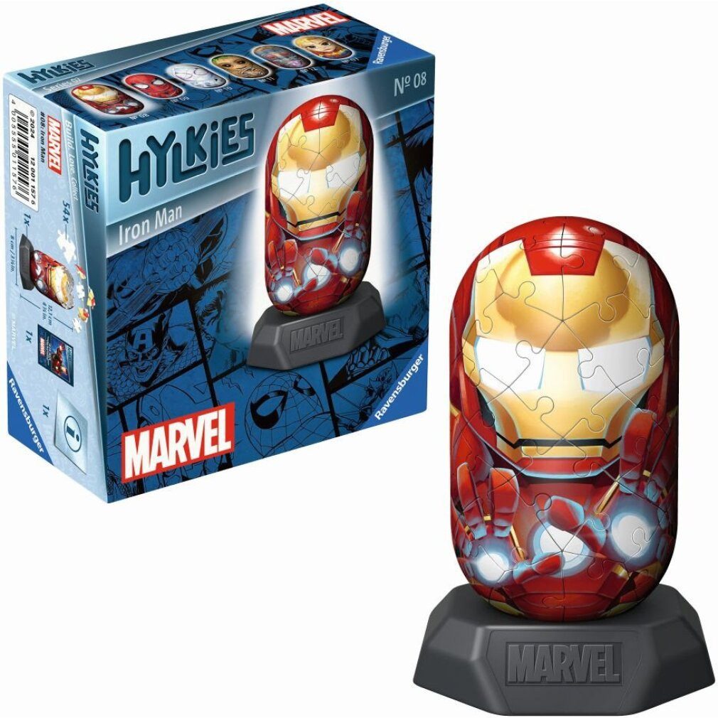 Ravensburger Puzzle Marvel 3D Puzzle Iron Man Hylkies (54 Teile), Puzzleteile