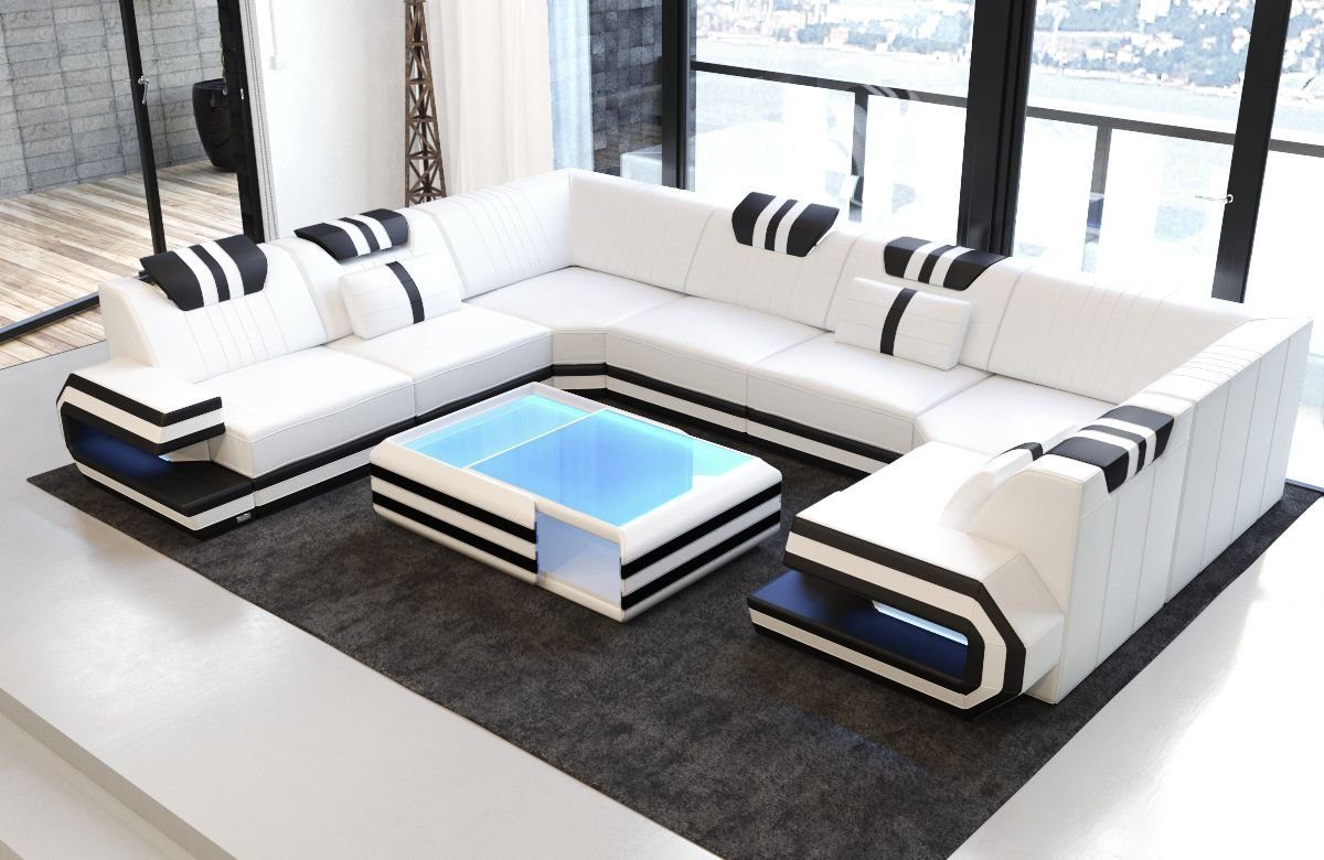 Sofa Dreams Wohnlandschaft Sofa Ledercouch Leder günstig online kaufen