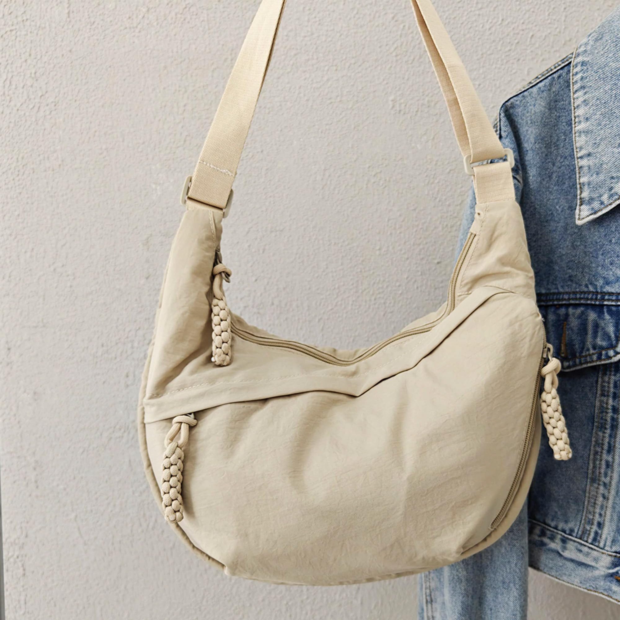 Bextsrack Bauchtasche Damen Gürteltasche Umhängetasche CrossBody, Nylon Schultertasche, Handtasche für Arbeit, Reisen, Alltag