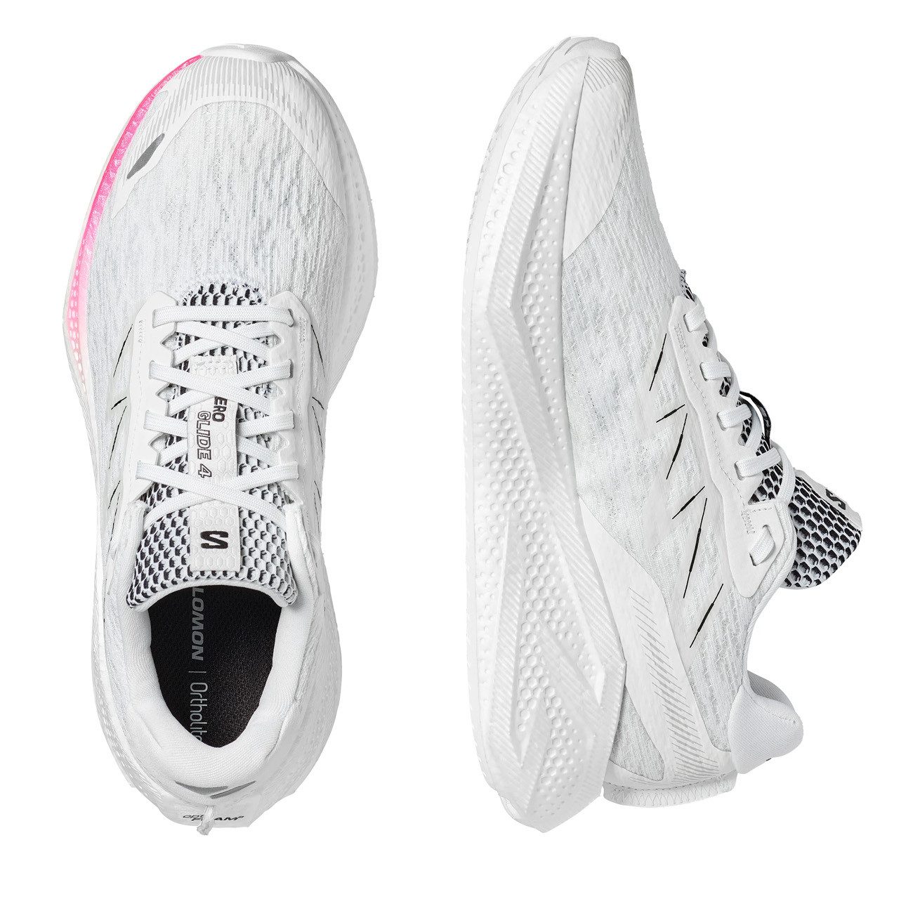 Salomon Salomon Aero Glide 4 Herren White White Black Laufschuh